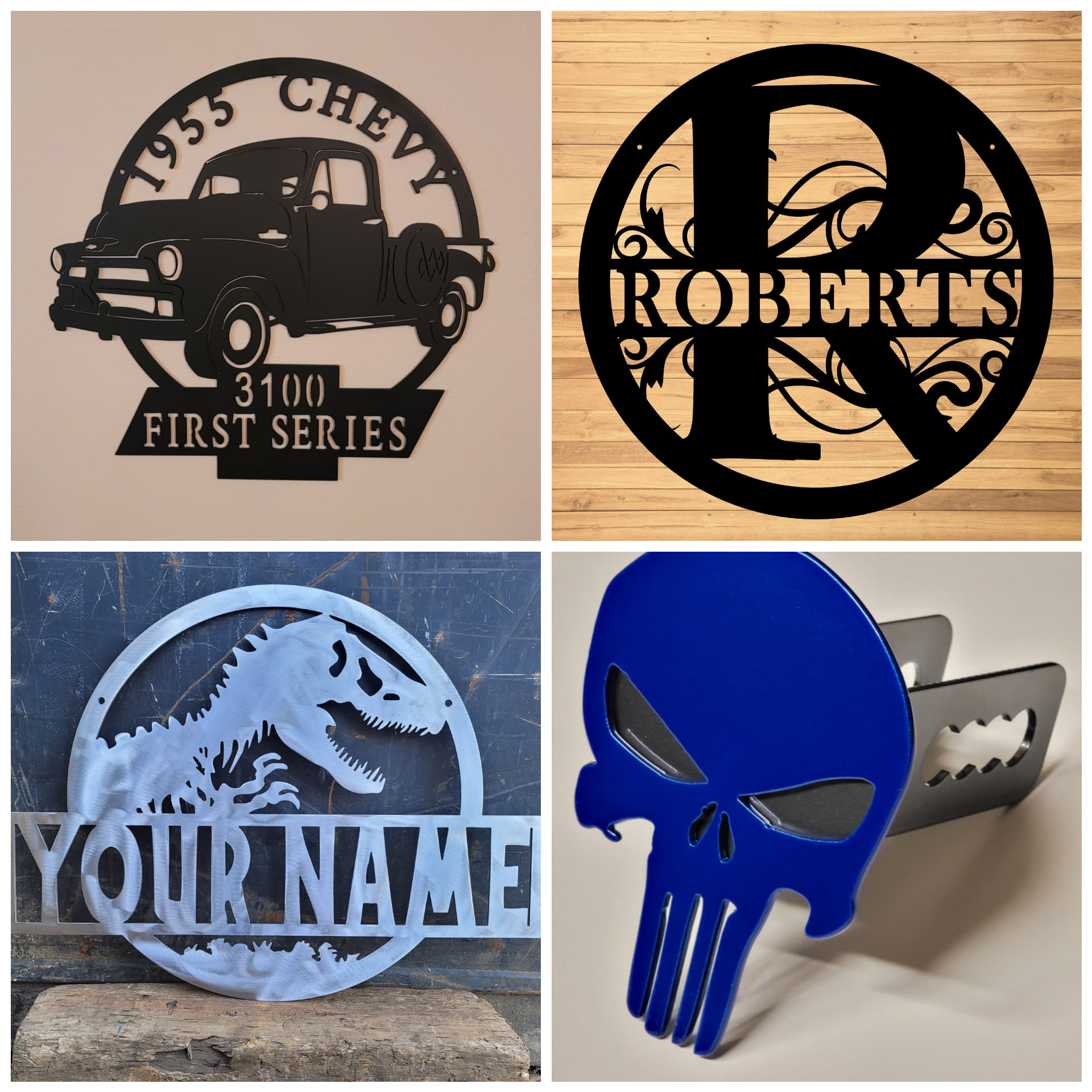 Hitches & Things Facebook ad: We have an array of custom products to…