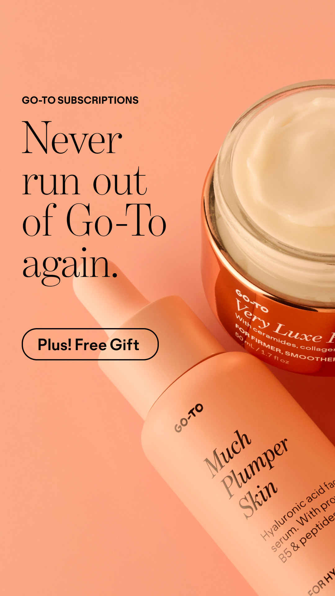 Go-To Skin Care Facebook ad
