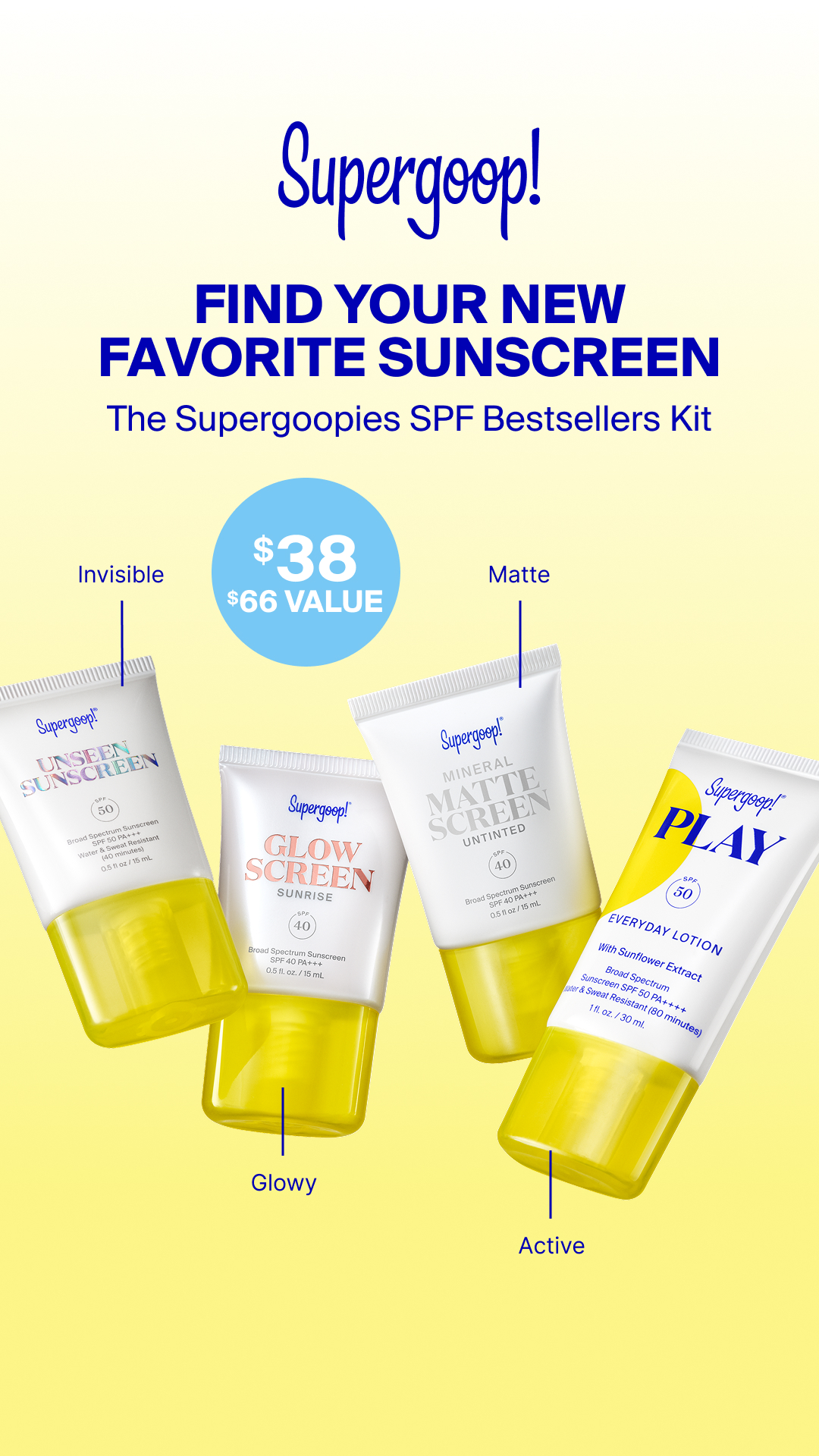 Supergoop Facebook ad