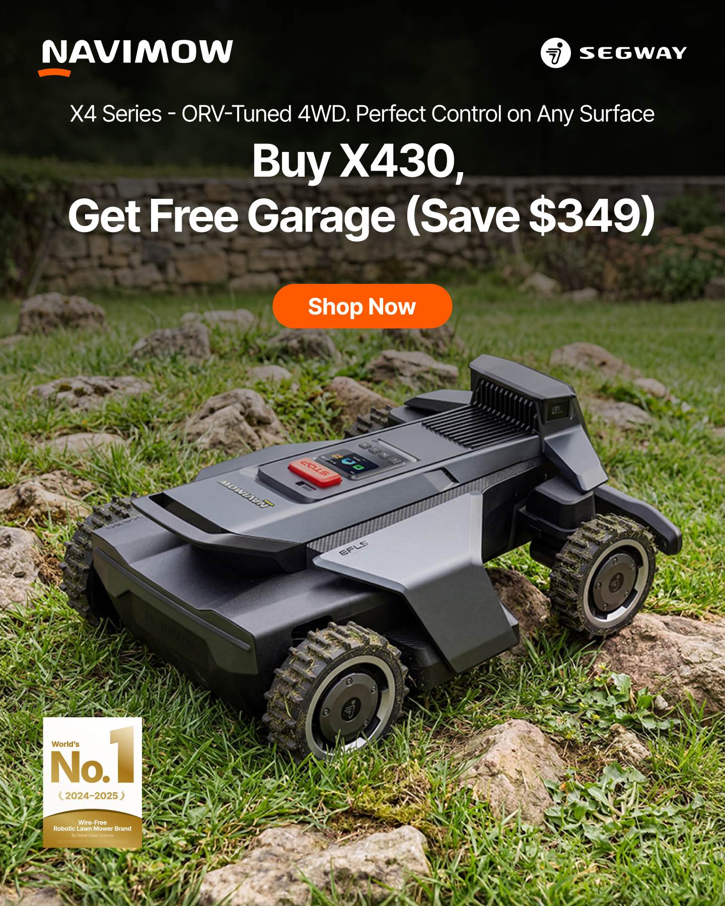 Segway Navimow Facebook ad from Jun 12, 2026