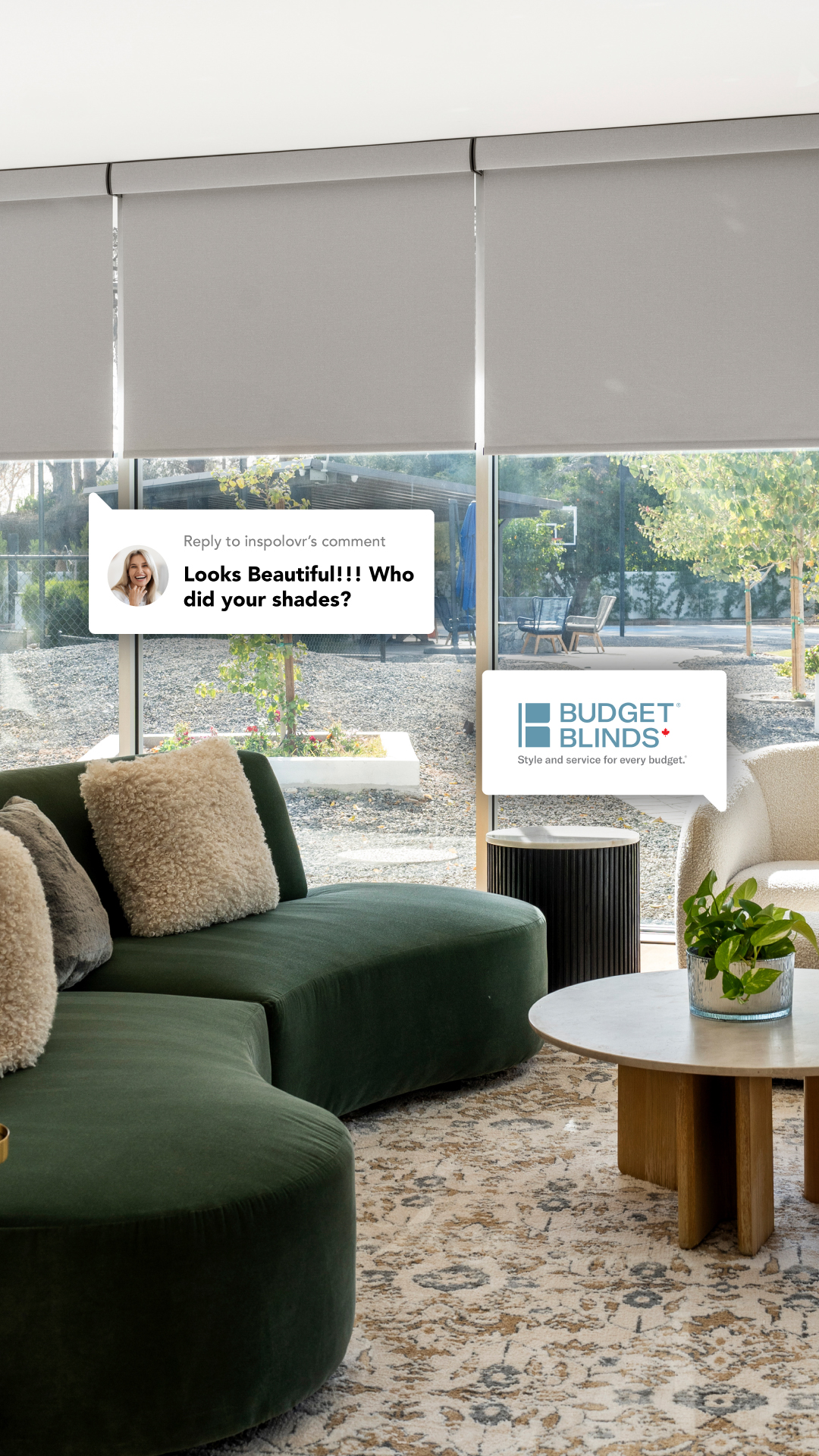 Budget Blinds of Chatham & Sarnia Facebook ad