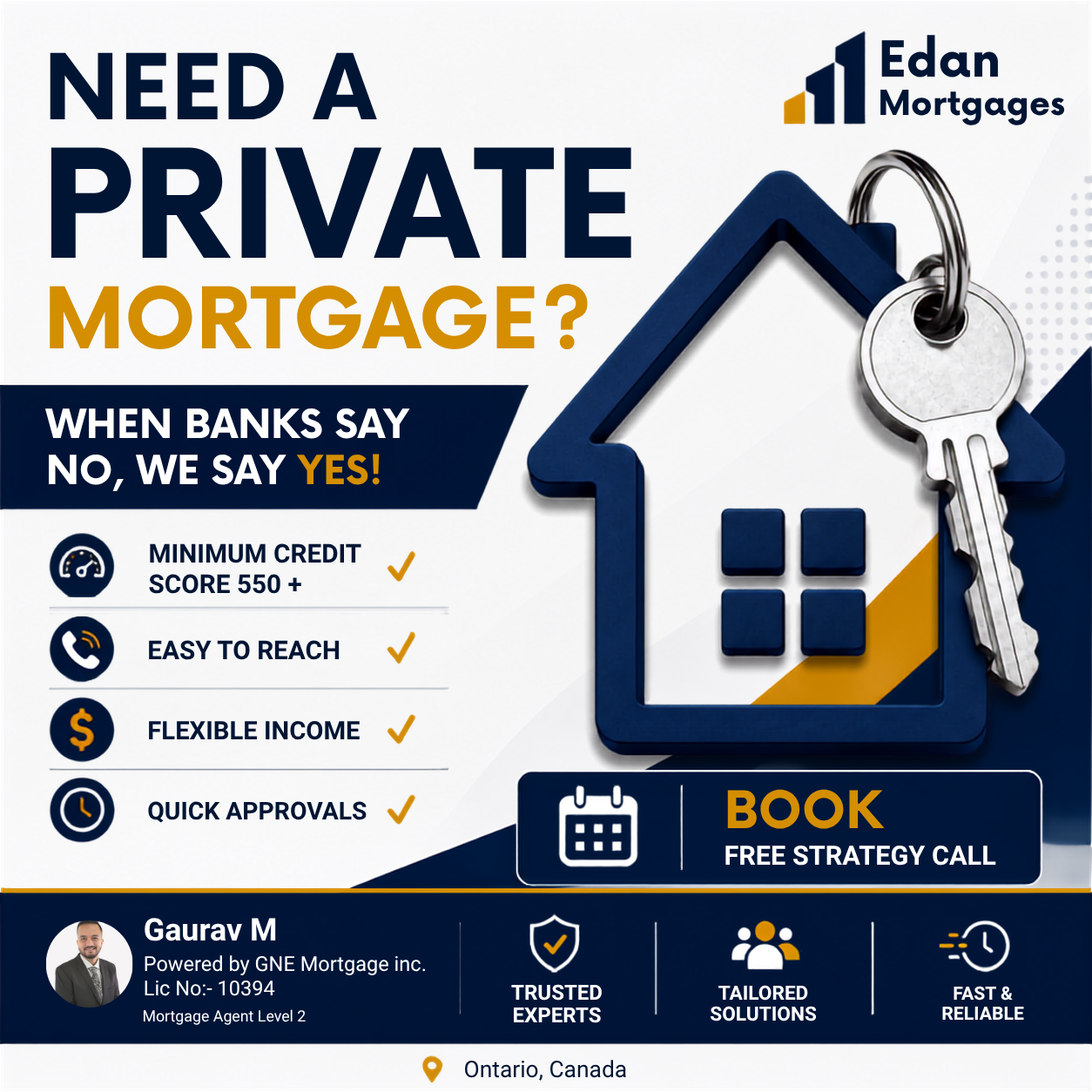 Edan Mortgages Group - Gaurav M Facebook ad