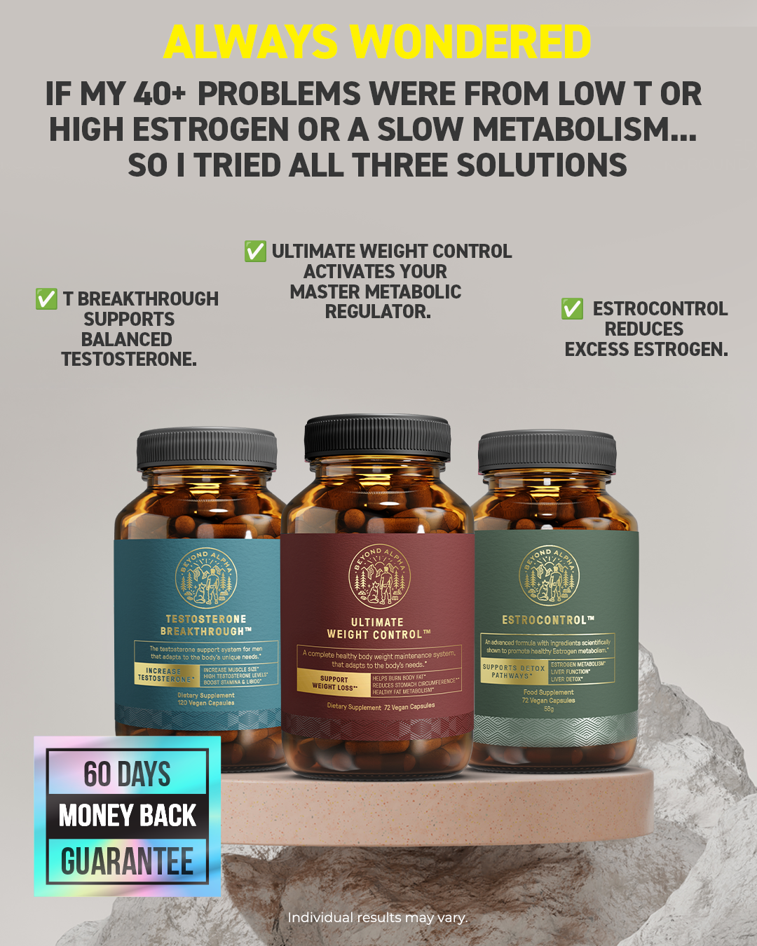 Beyond Alpha Facebook ad