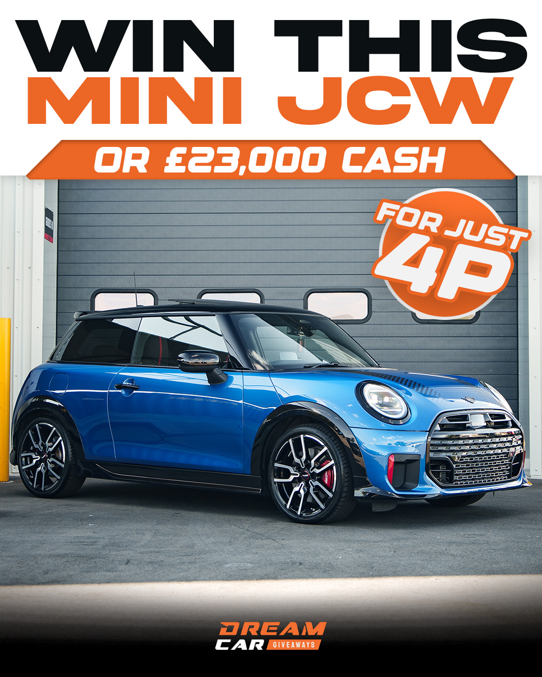 Dream Car Giveaways Facebook ad