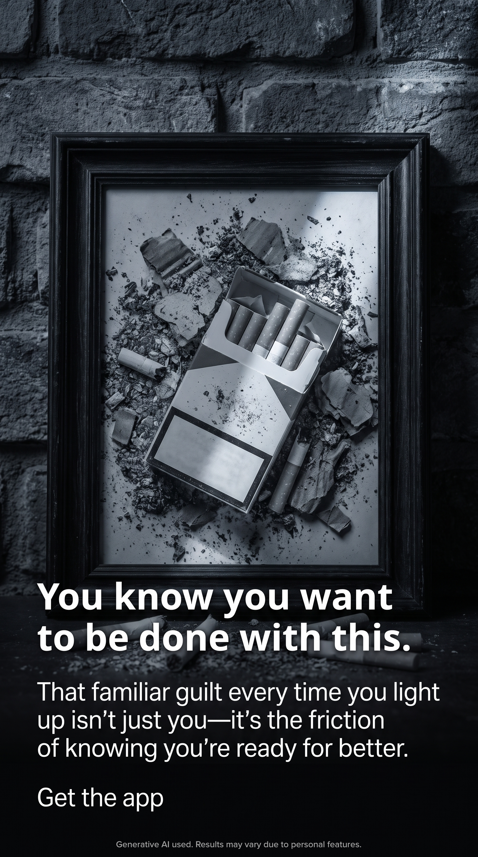 Hypnosis to Stop Smoking Facebook ad