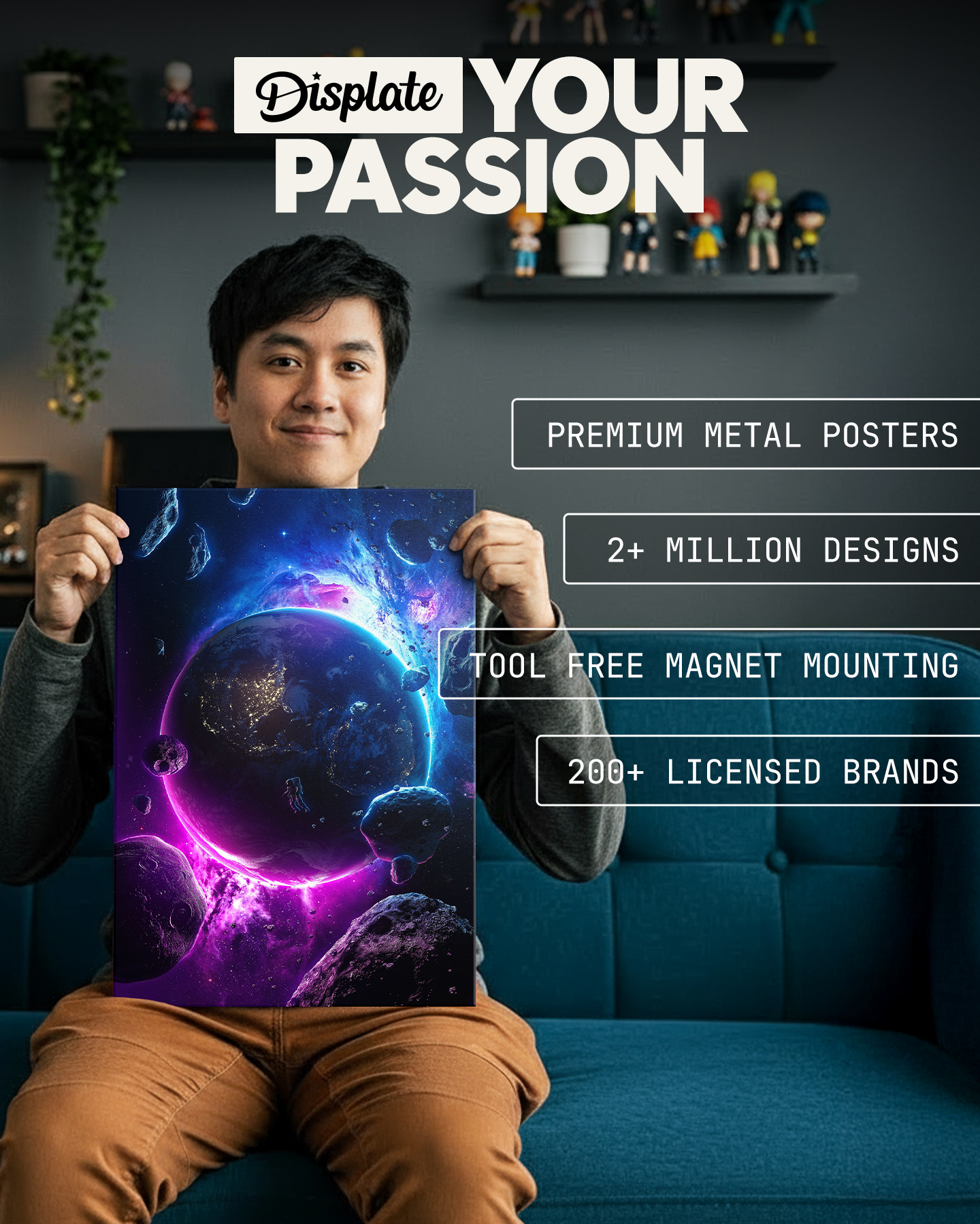 Displate Facebook ad