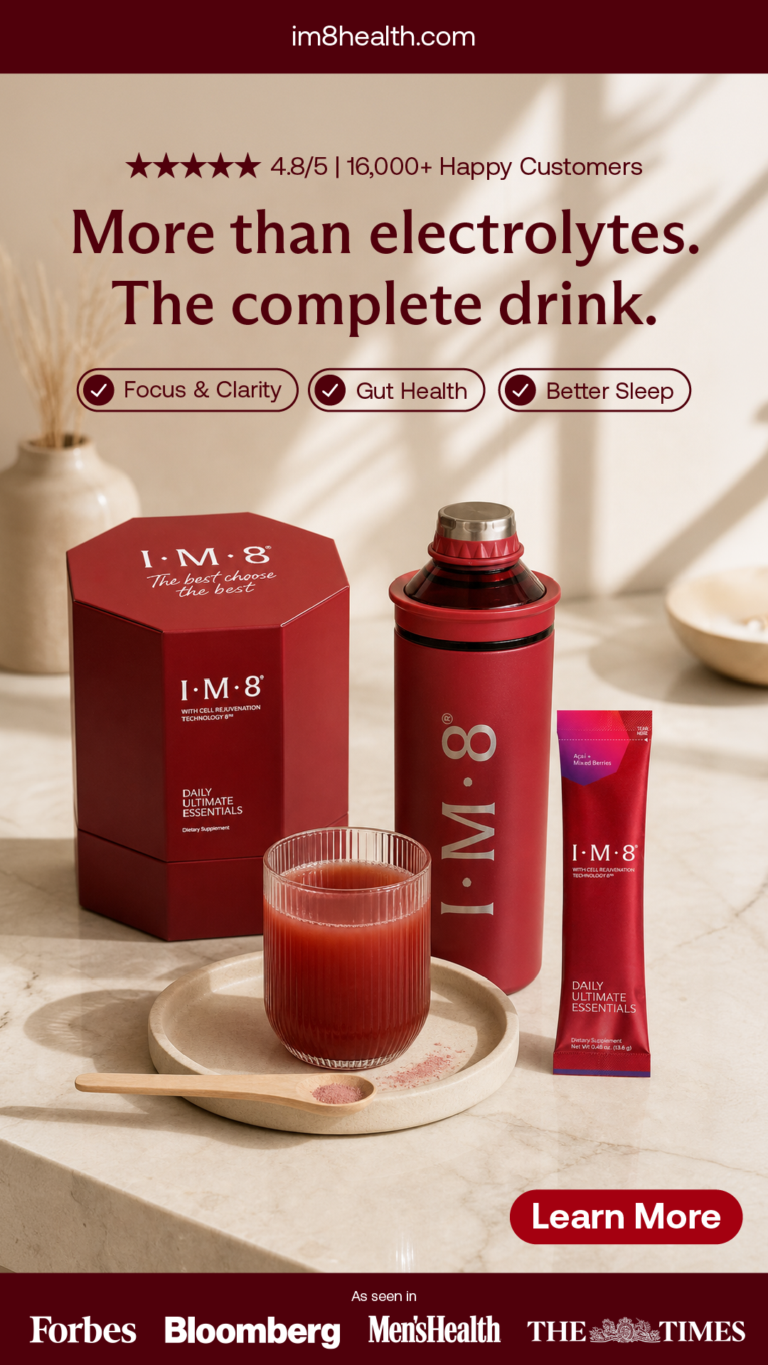 IM8 Health Facebook ad