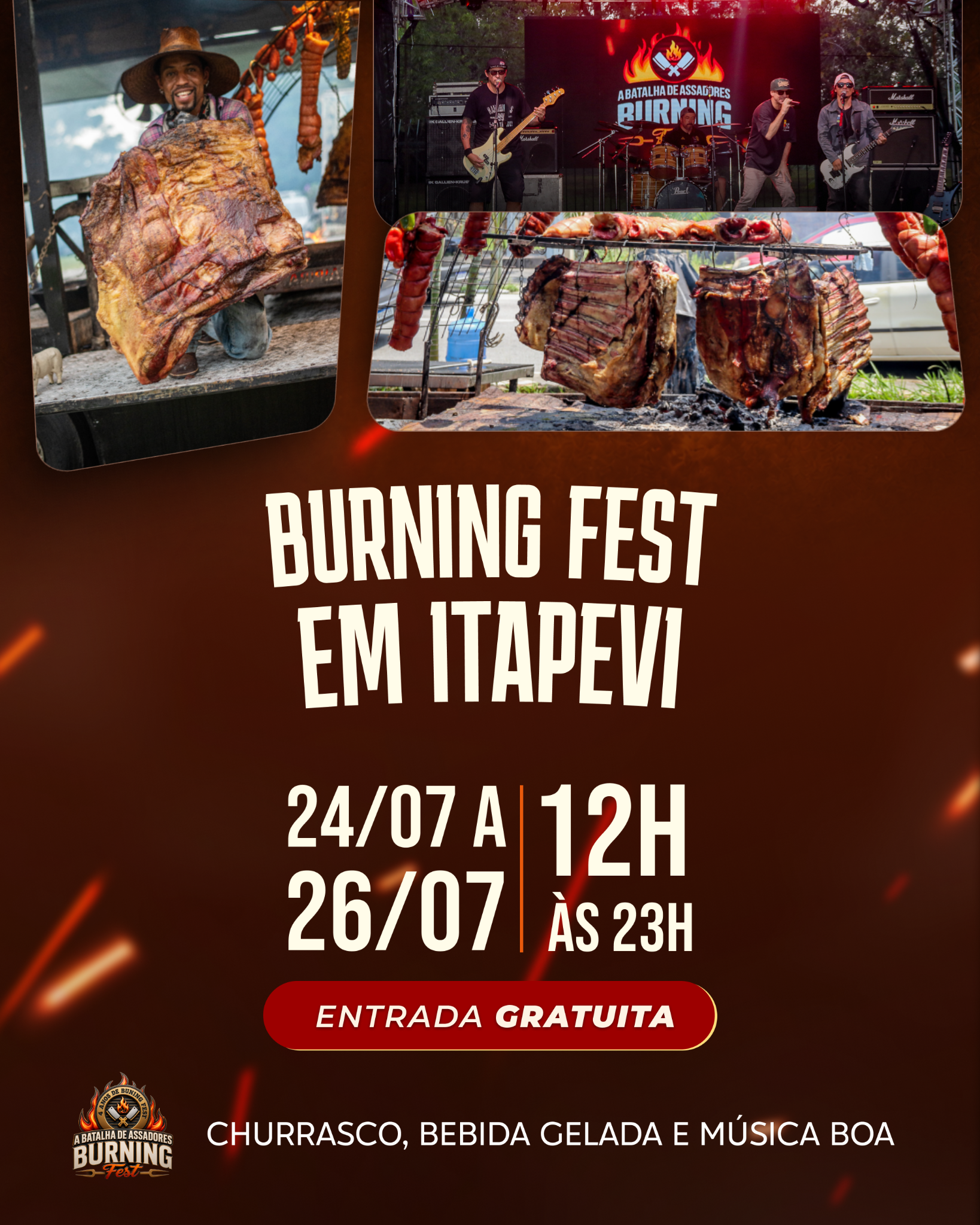 Burning Fest Facebook ad: ITAPEVI, O MAIOR FESTIVAL GASTRONÔMICO DE CHURRASCO DO…