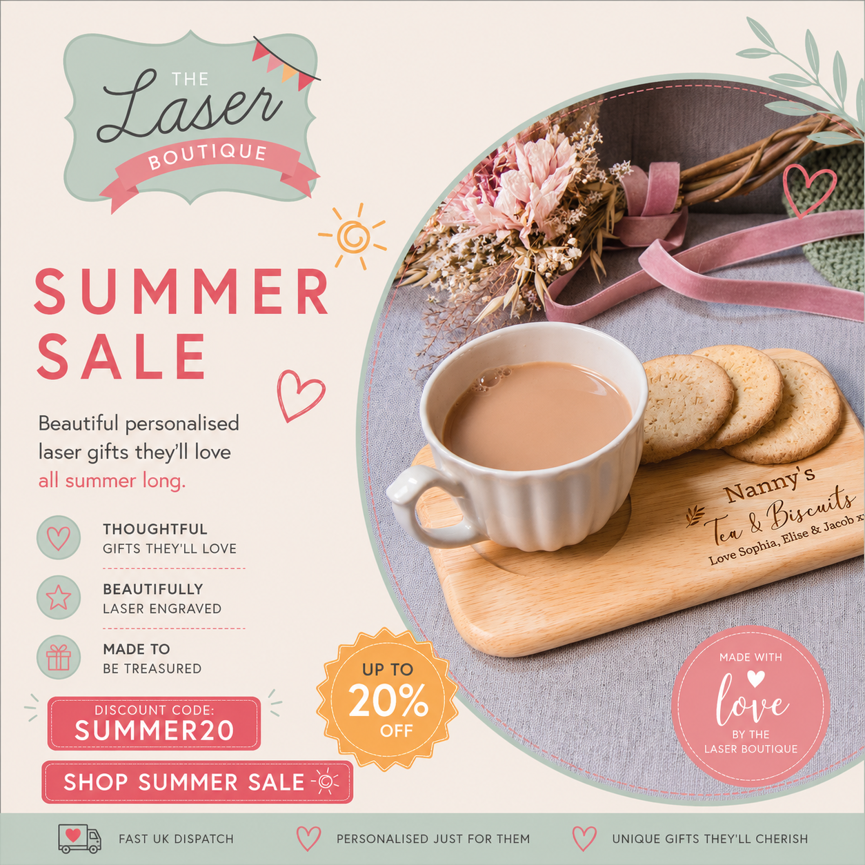 The Laser Boutique Facebook ad