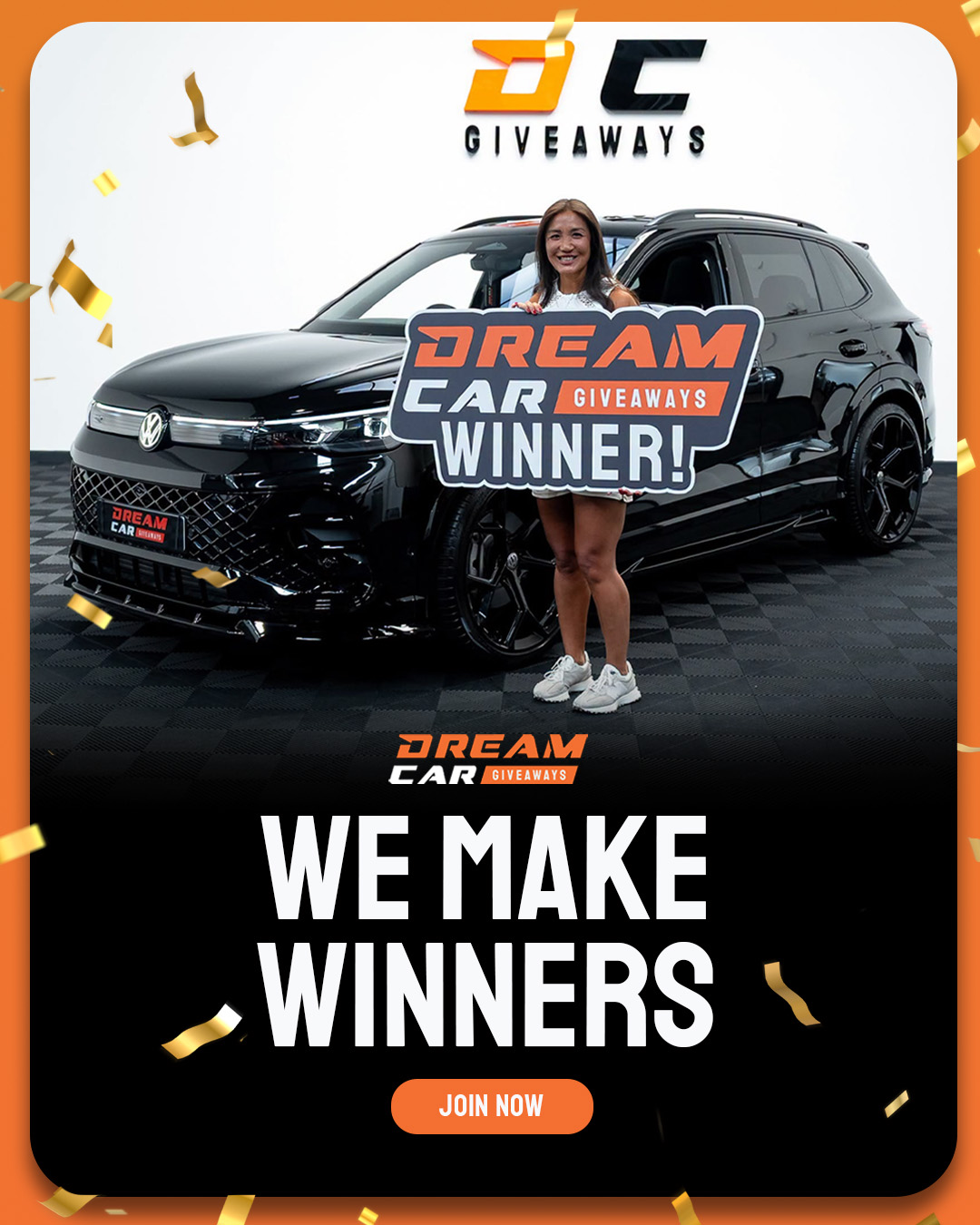 Dream Car Giveaways Facebook ad