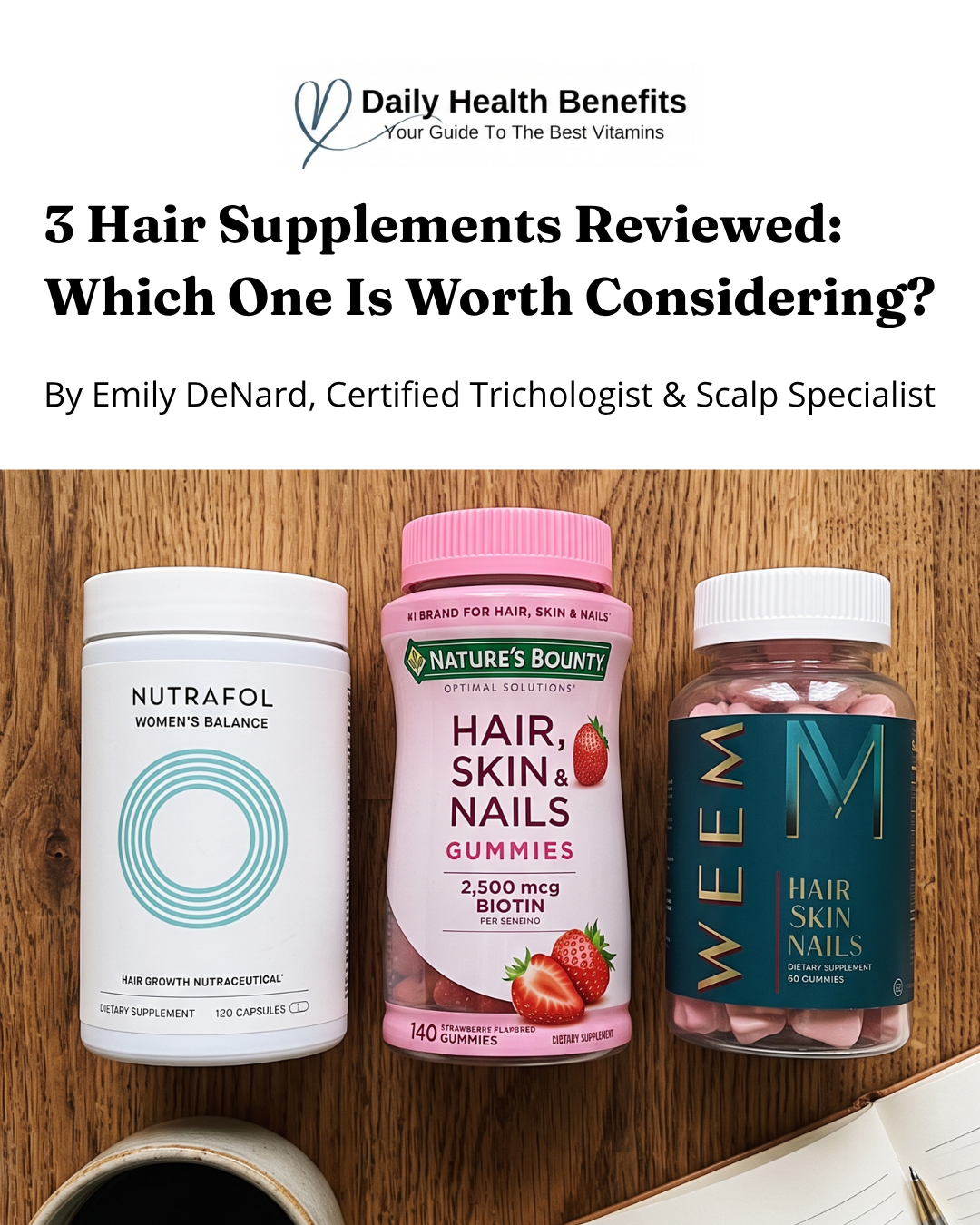 Certified Trichologist & Scalp Specialist Emily DeNard, Emunah Beauty Facebook ad