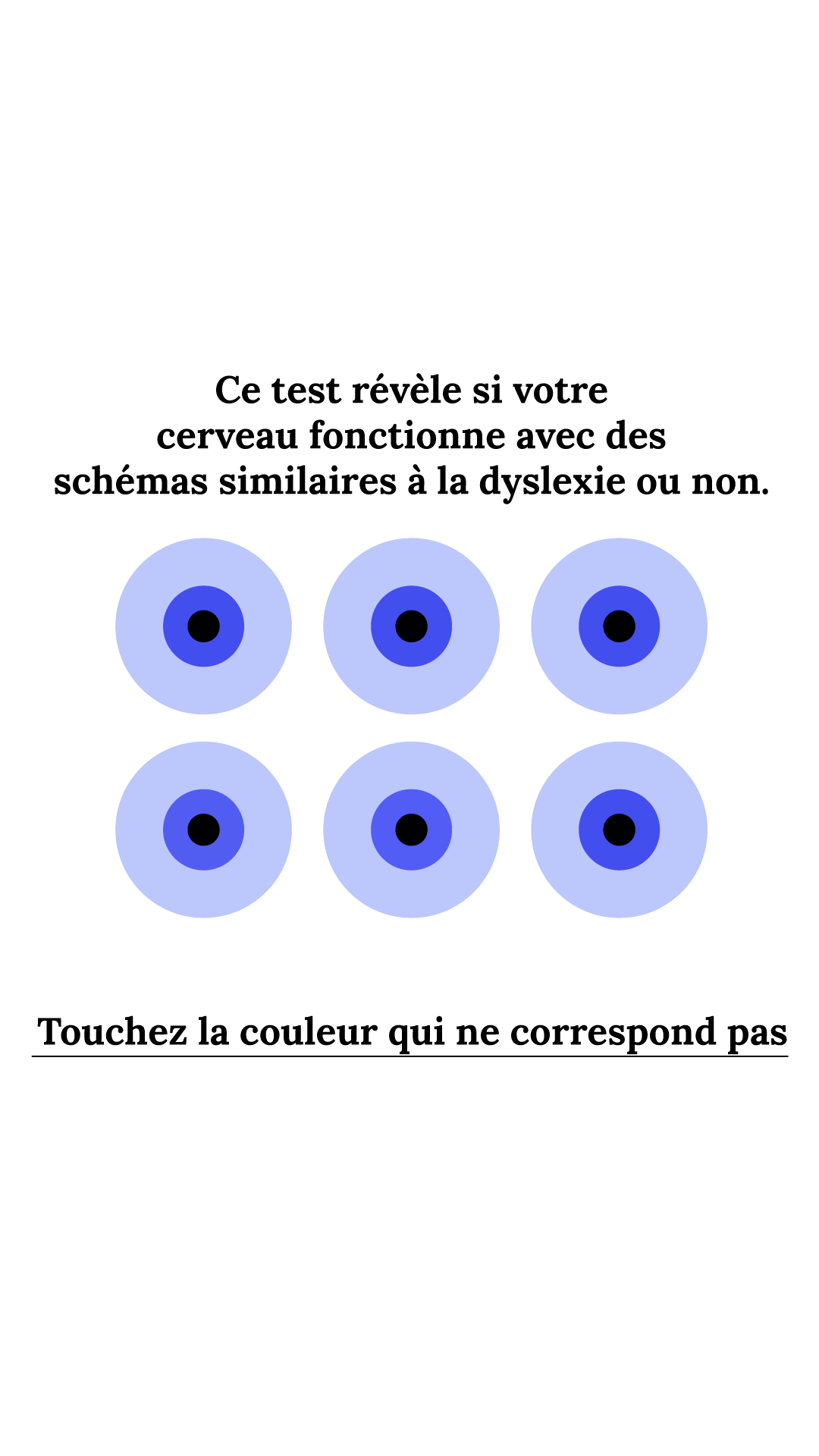 International IQ test Facebook ad