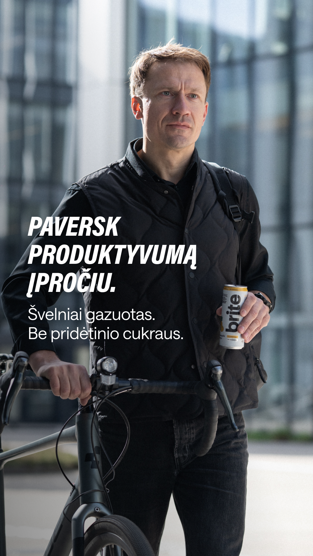 Brite Facebook ad: Geriau nei kava. Sveikiau nei energiniai.