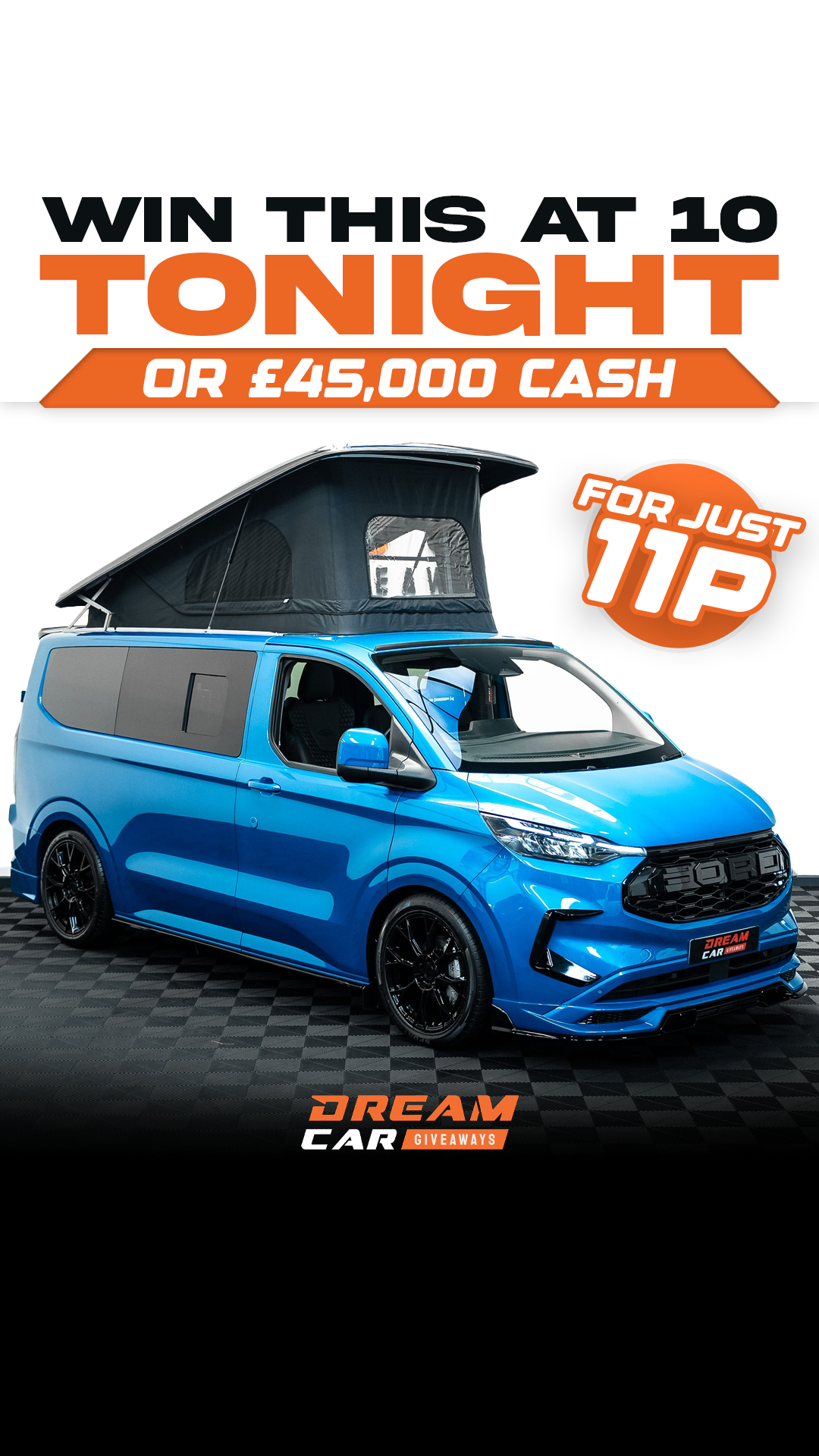 Dream Car Giveaways Facebook ad