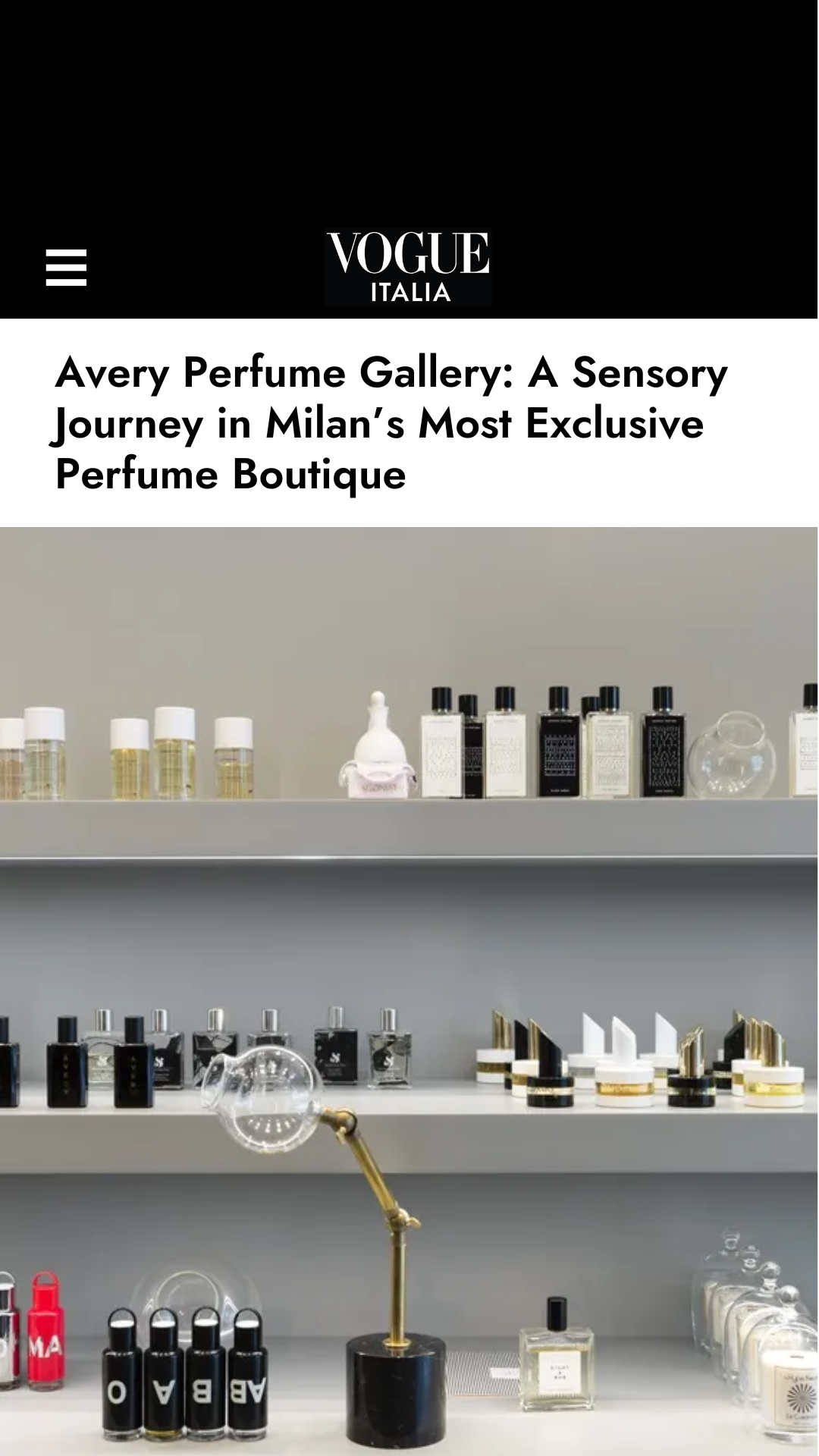 AVERY Perfume Gallery Facebook ad