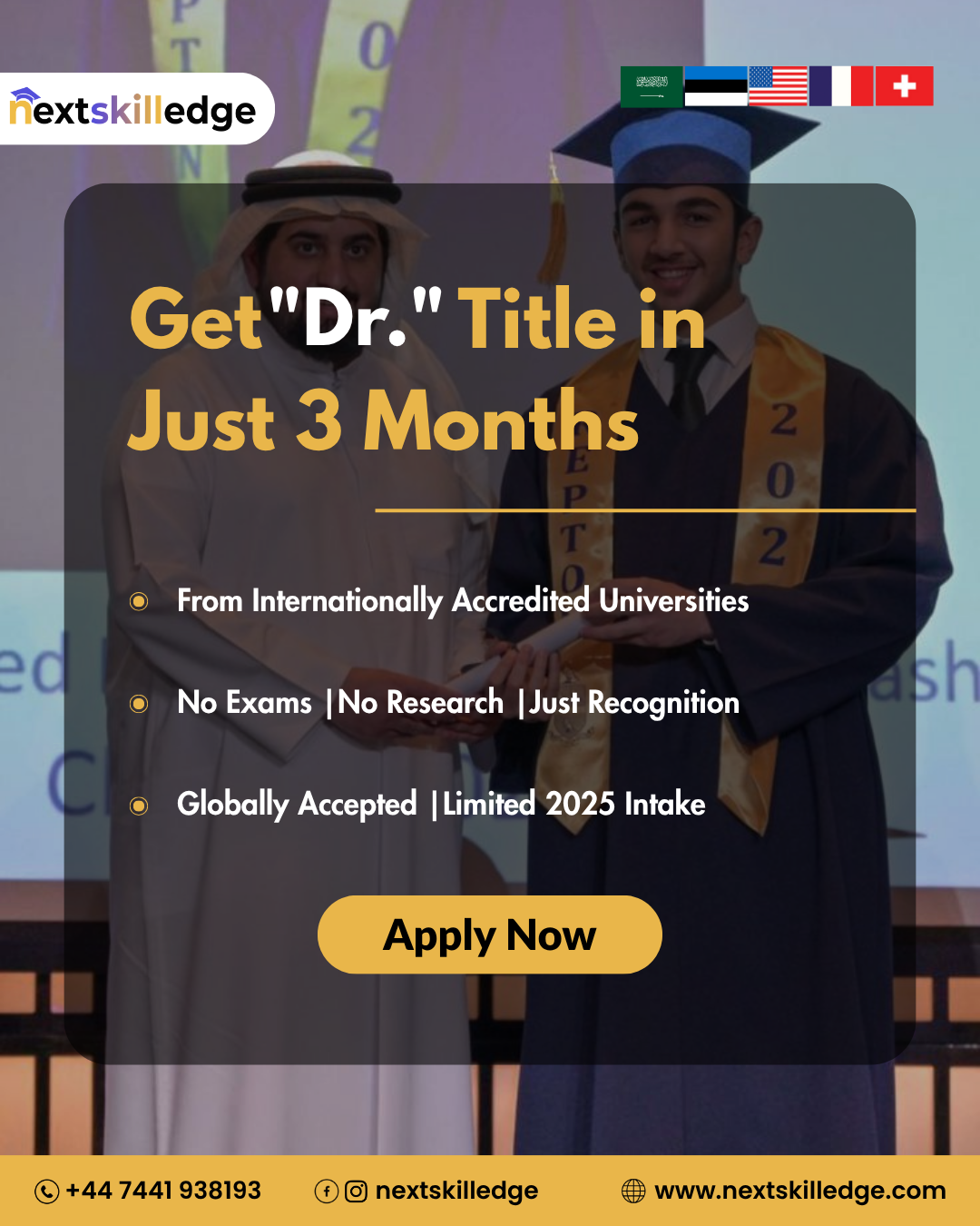 Nextskilledge Facebook ad: Apply If You Have 10+ Years Of Expereince