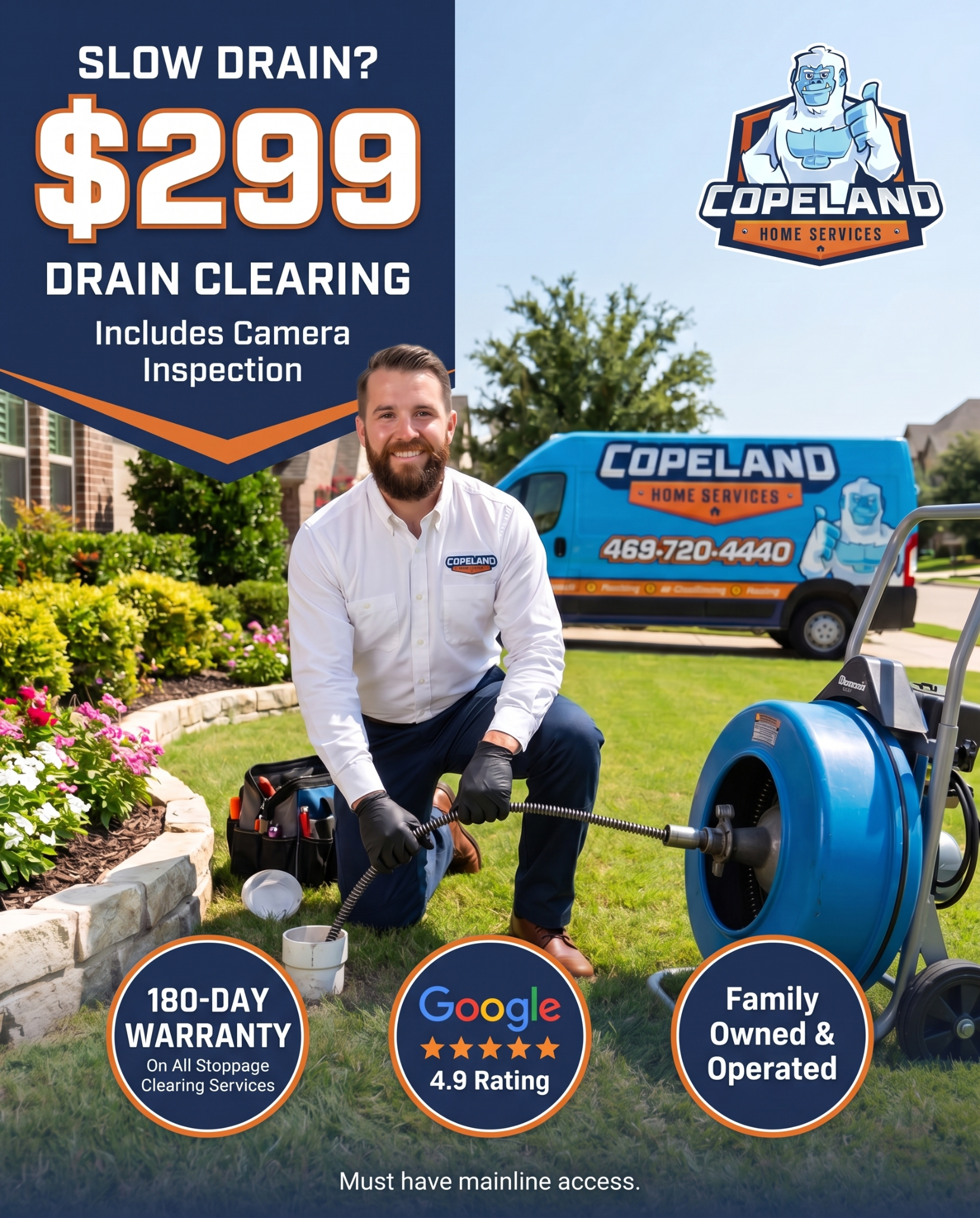 Copeland Heating Air Conditioning Plumbing and Electrical Repair Services Facebook ad