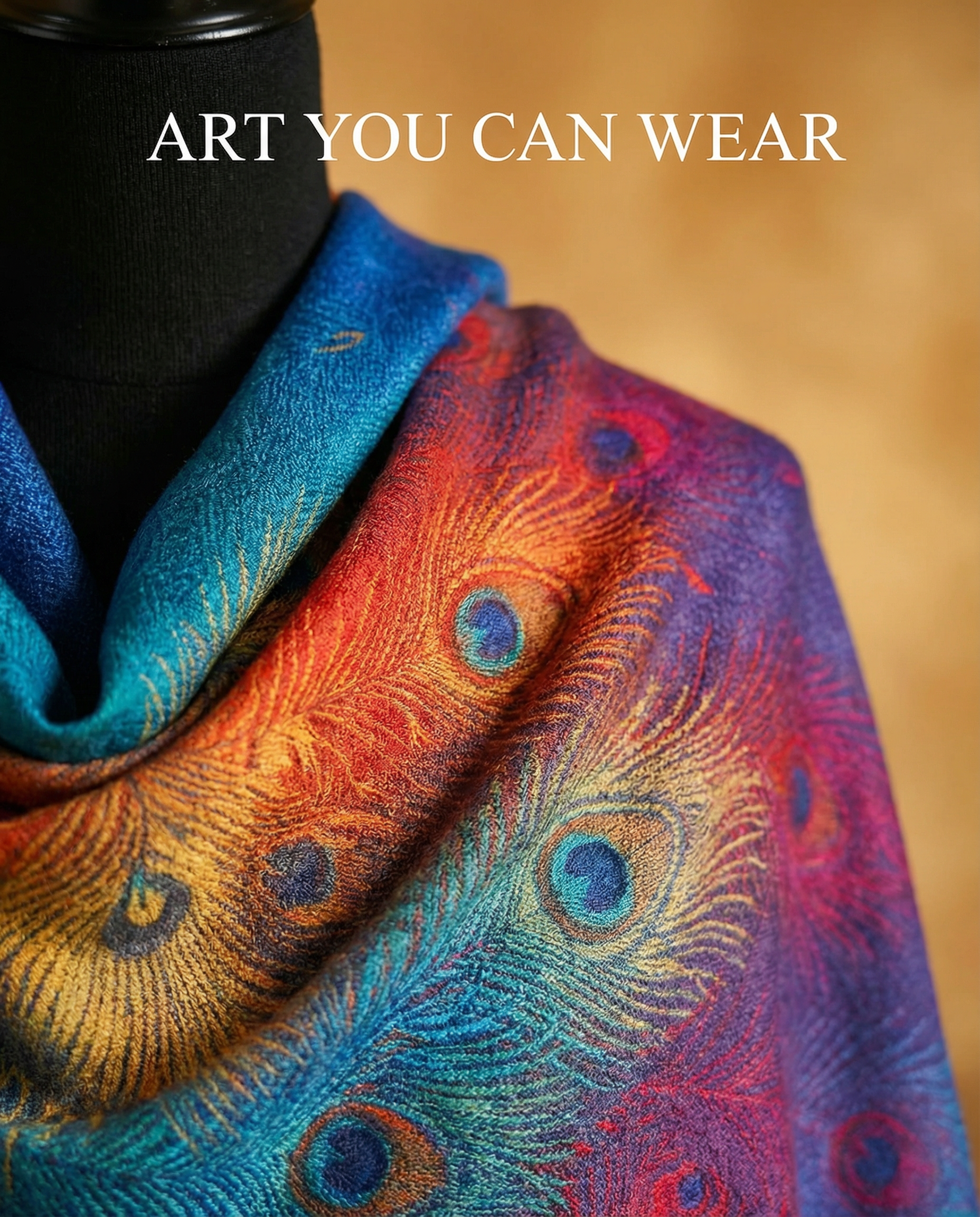 Harper Heights. Facebook ad: Boho Cashmere Wrap