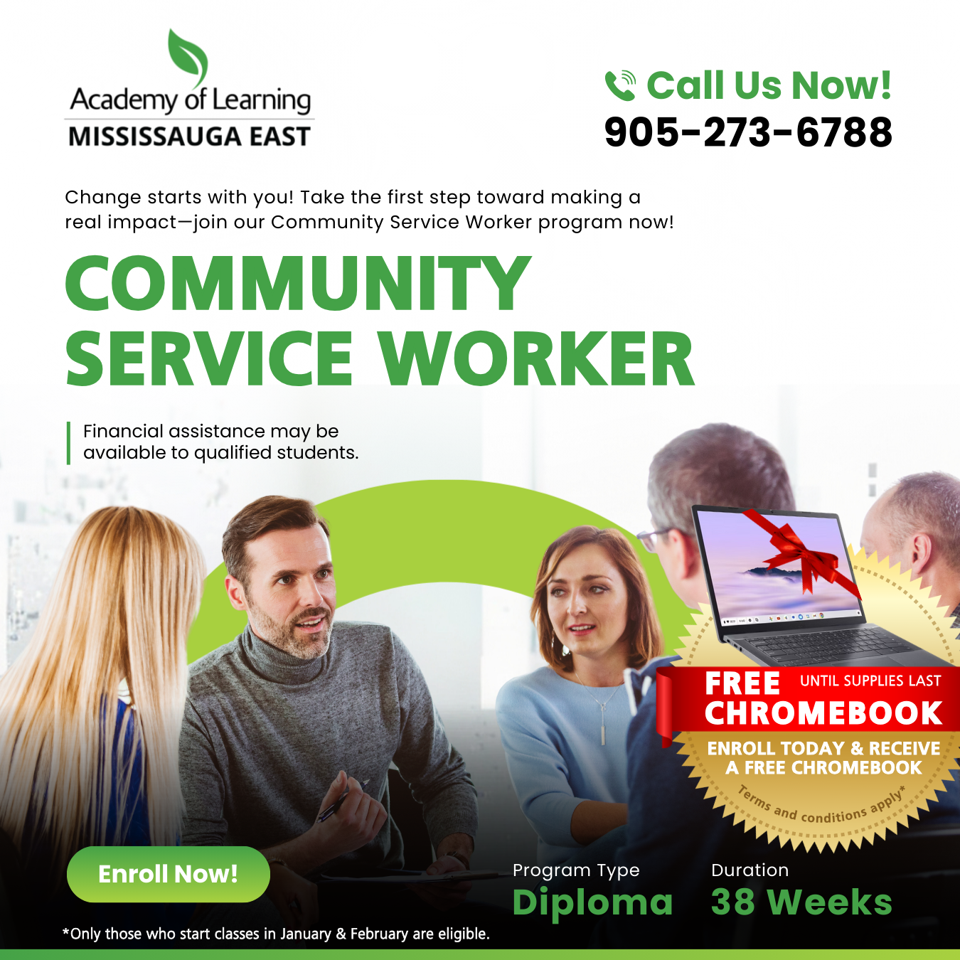 Academy of Learning Career College, Mississauga Facebook ad