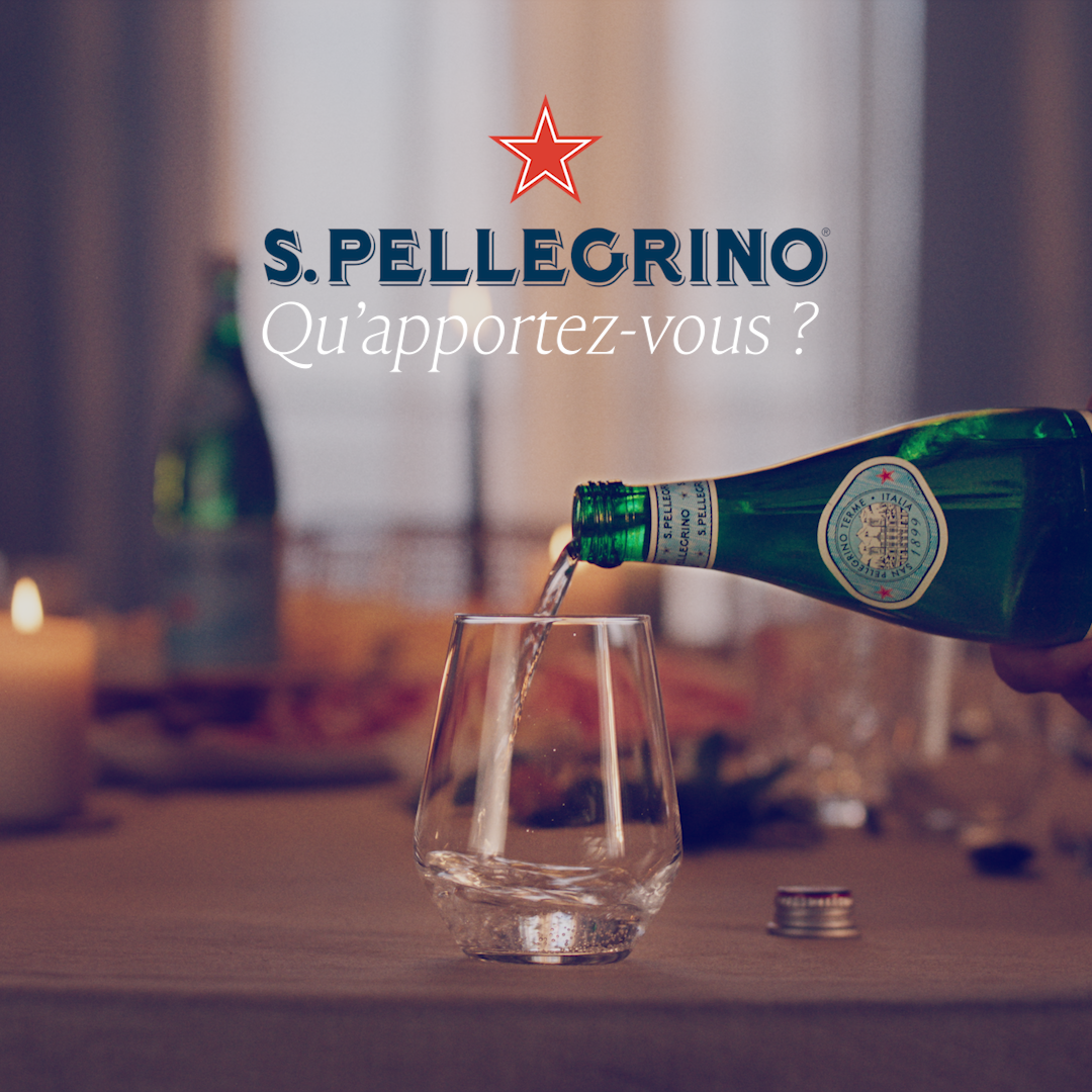 Sanpellegrino Facebook ad: Nous apportons tous quelque chose de différent à…