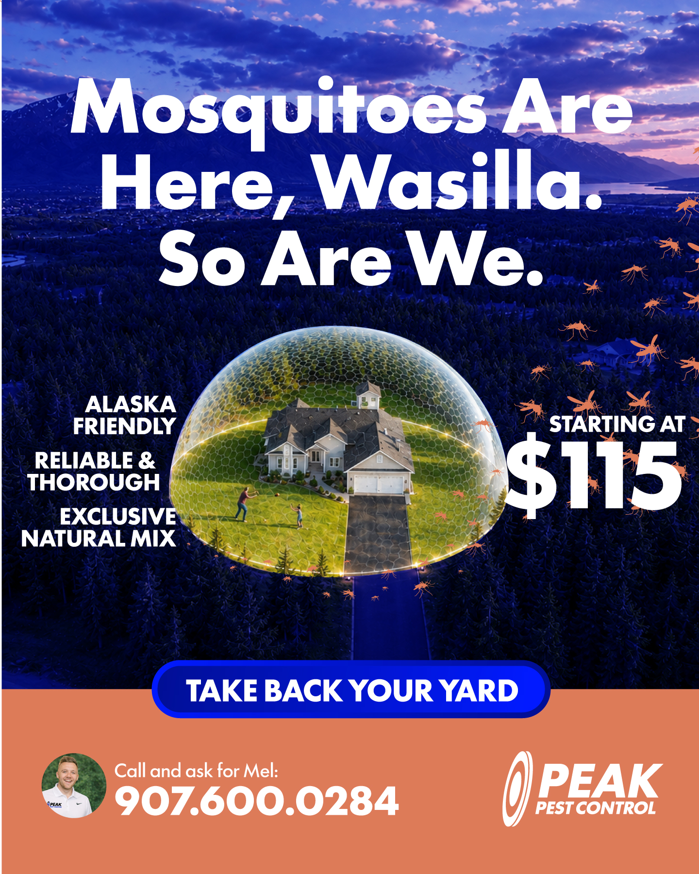 Peak Pest Control Facebook ad