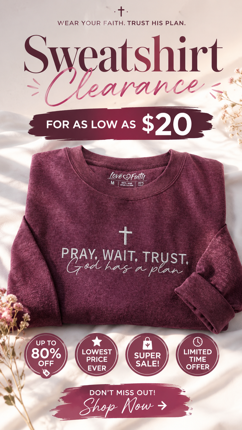 Love in Faith Facebook ad
