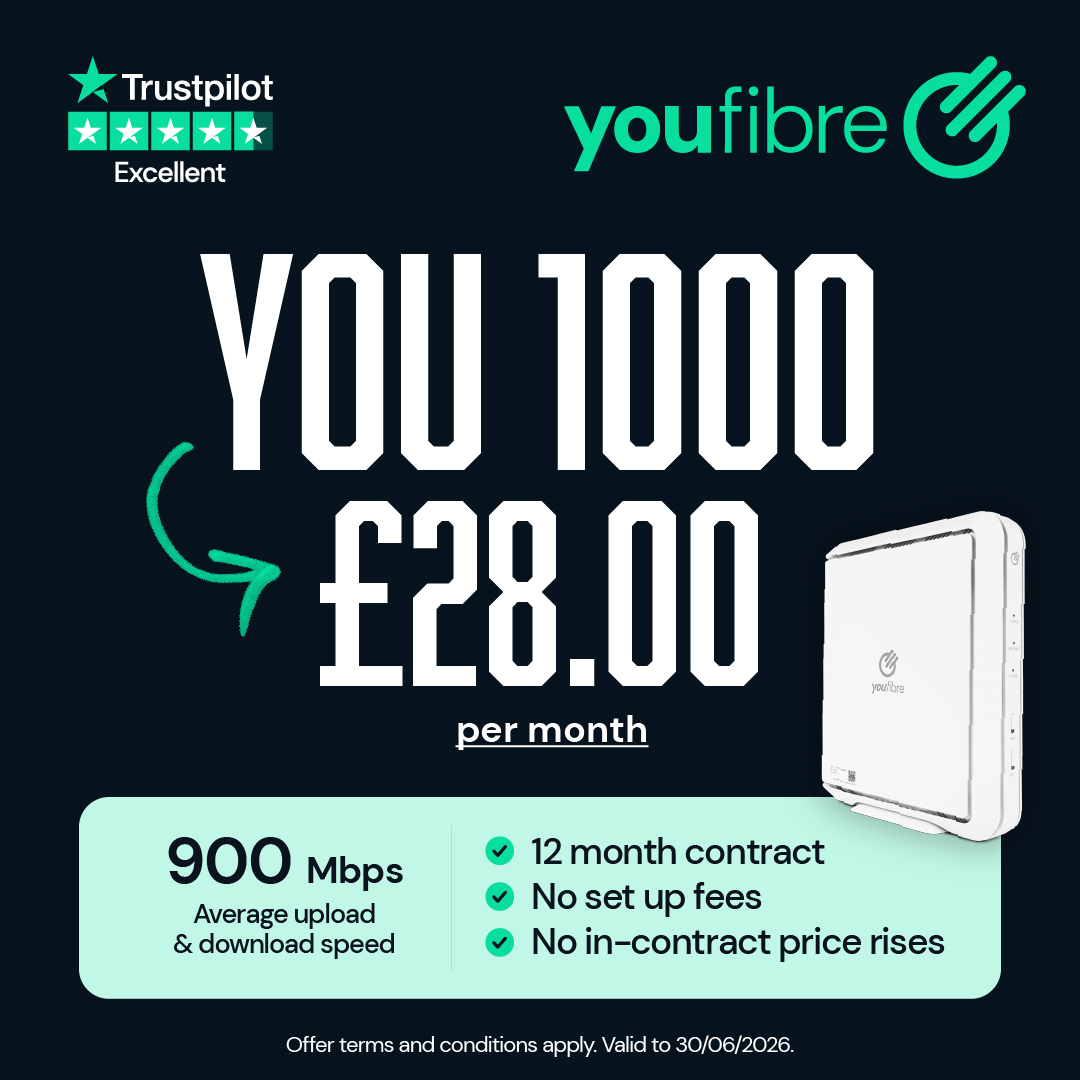 YouFibre Facebook ad