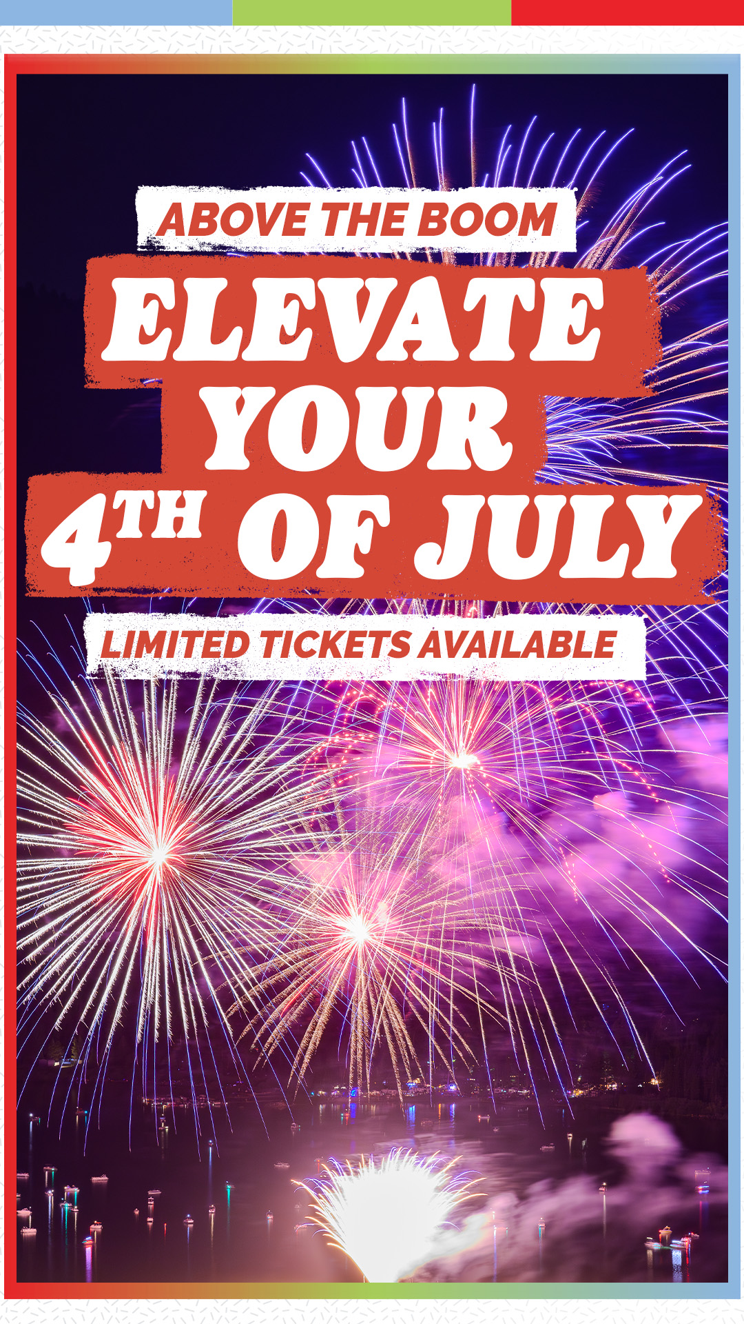 Big Bear Mountain Resort Facebook ad: Above the Boom