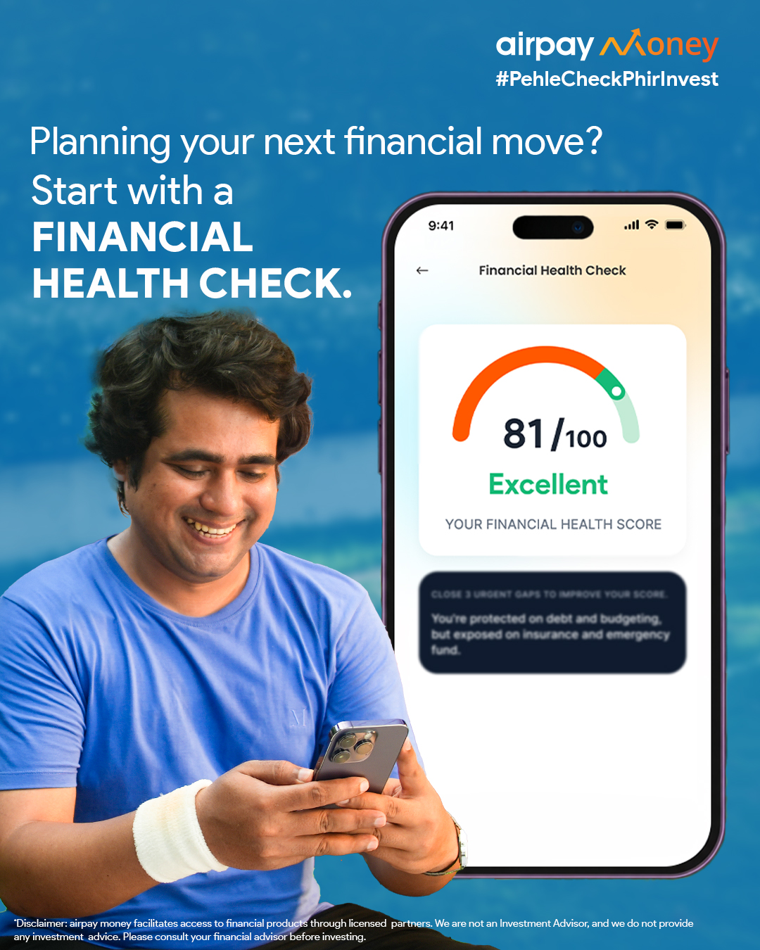 Airpay money Facebook ad: Before investing, planning, or making your next financial…
