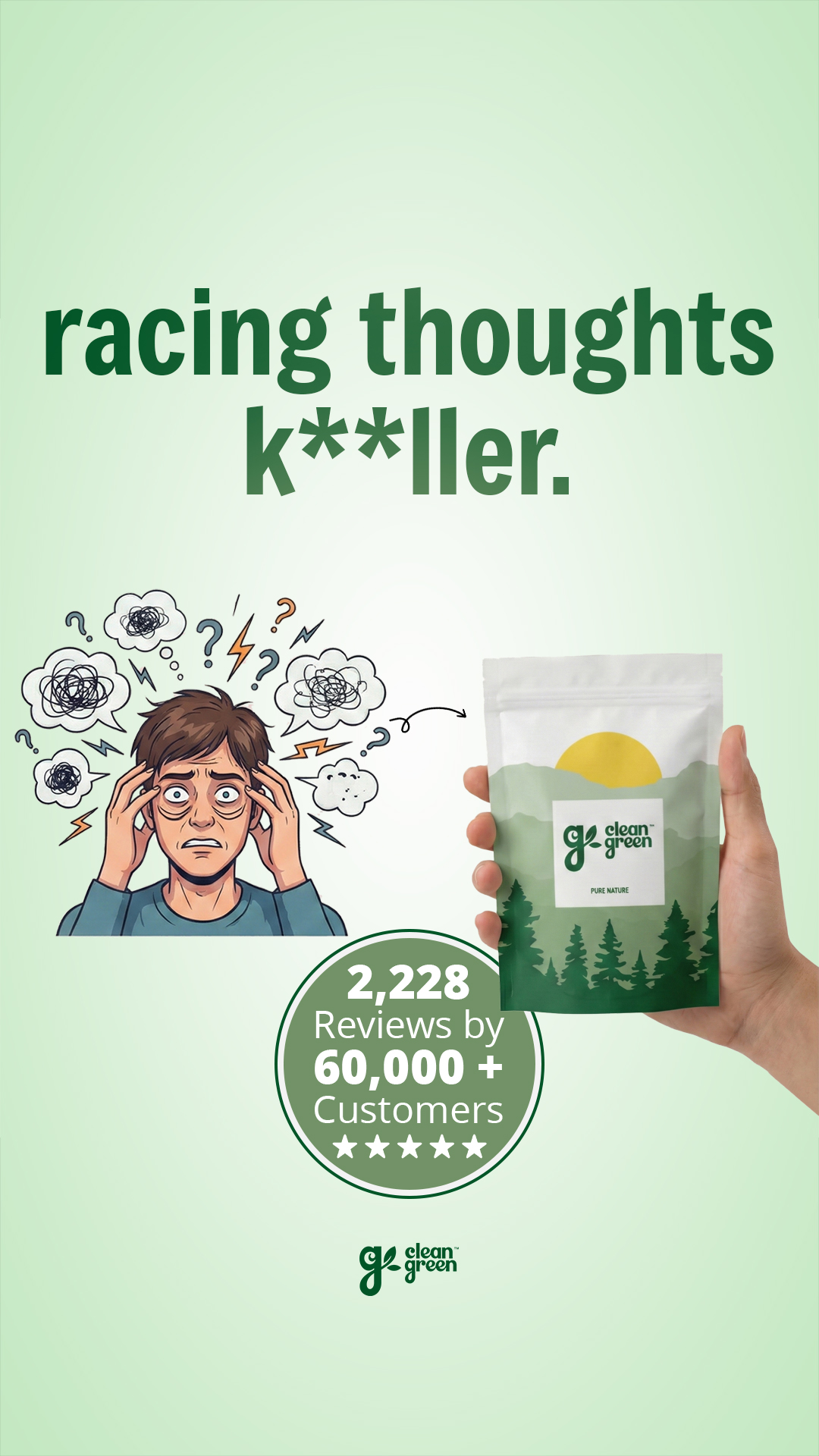 Clean Green Facebook ad from Jan 15, 2026