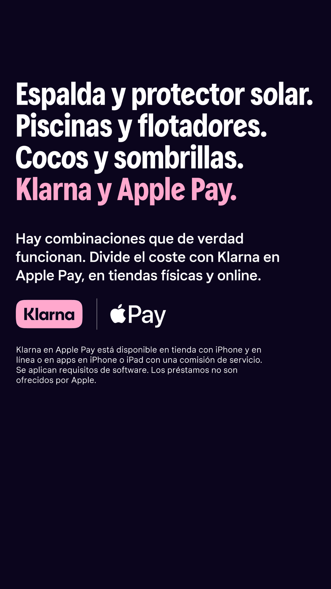 Klarna Facebook ad