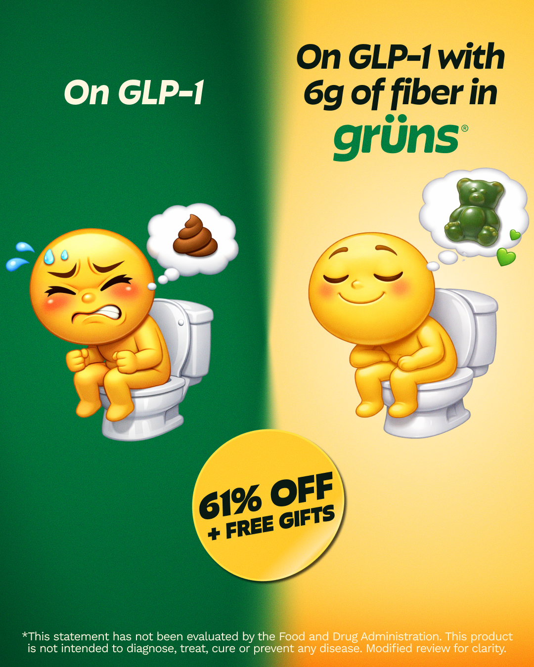Grüns Facebook ad