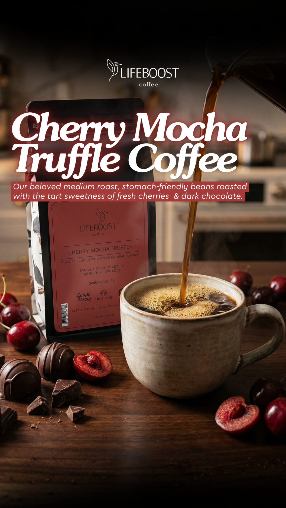 Lifeboost Coffee Facebook ad