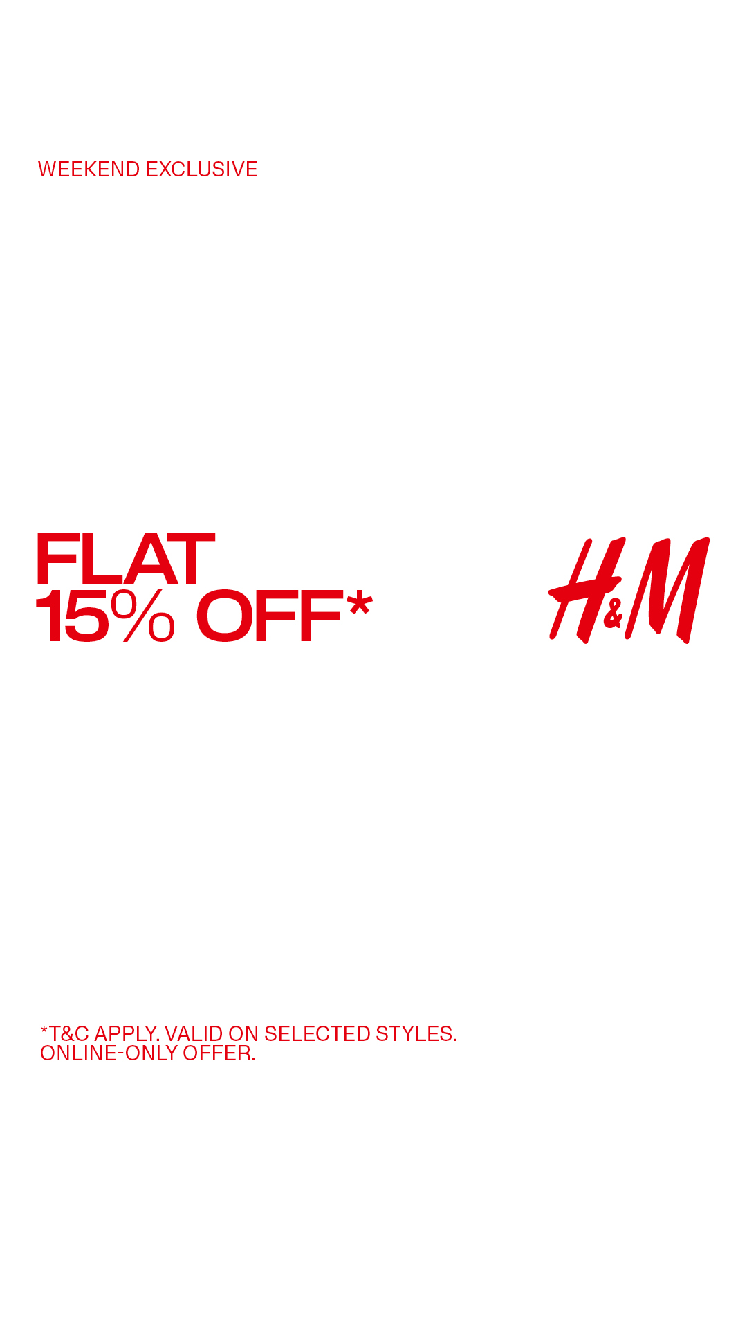 H&M Facebook ad