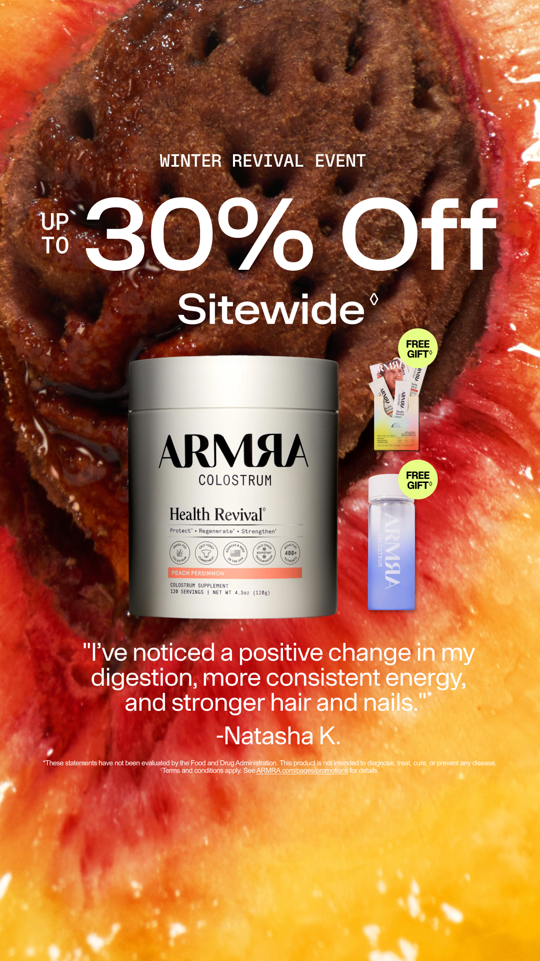 ARMRA Facebook ad
