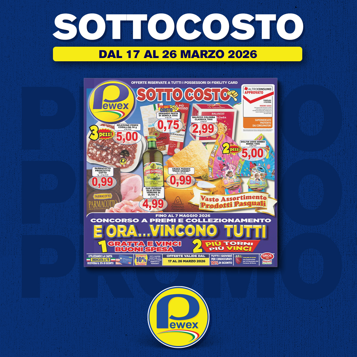 Pewex Supermercati Facebook ad