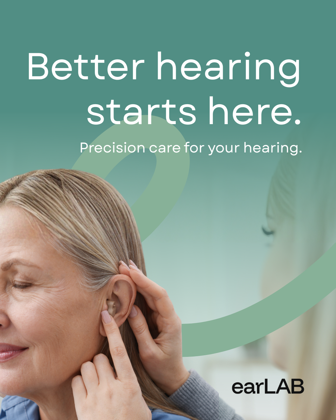 earLAB Facebook ad: Book In Minutes