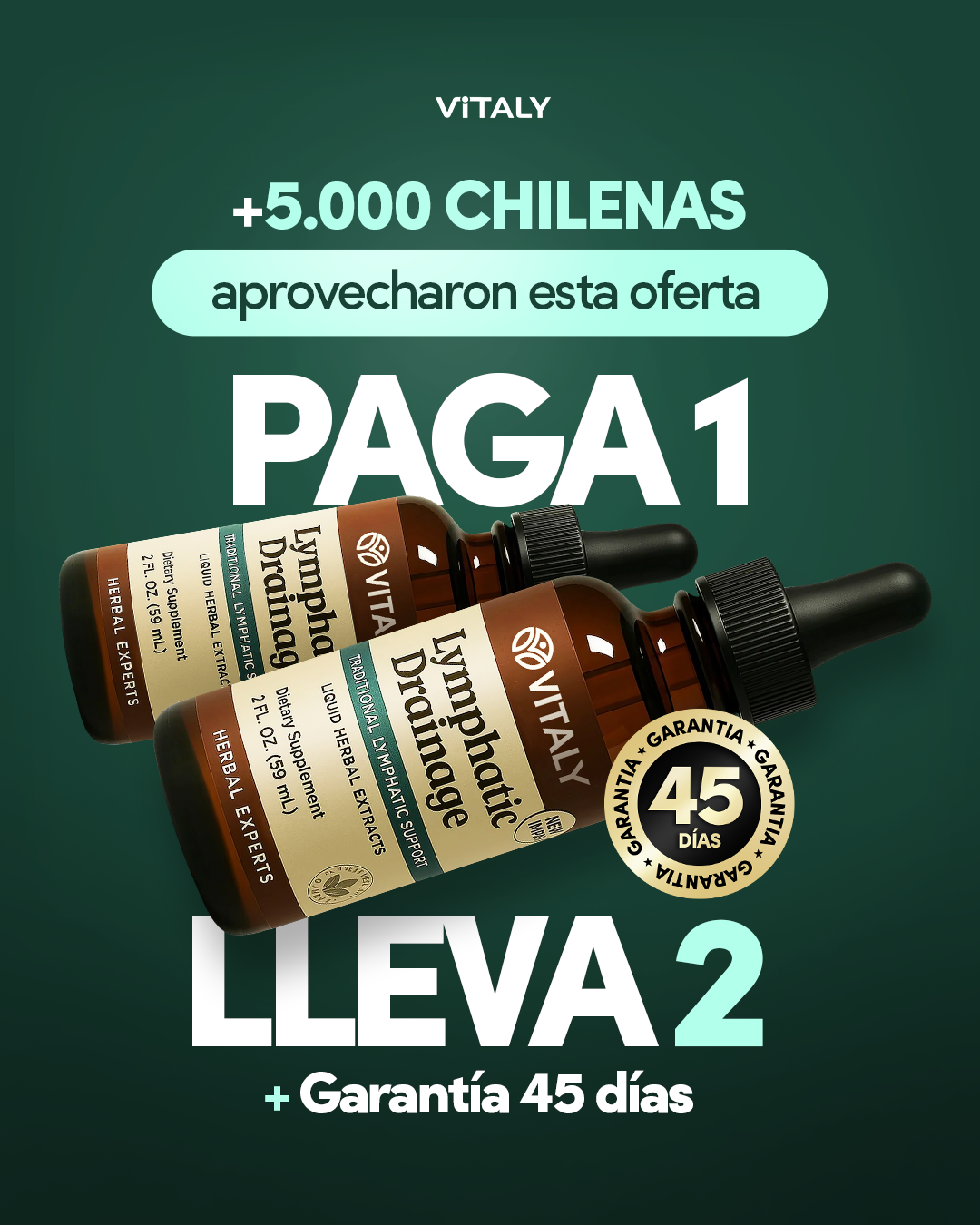 Vitaly Facebook ad: Compre 1 Reciba 2