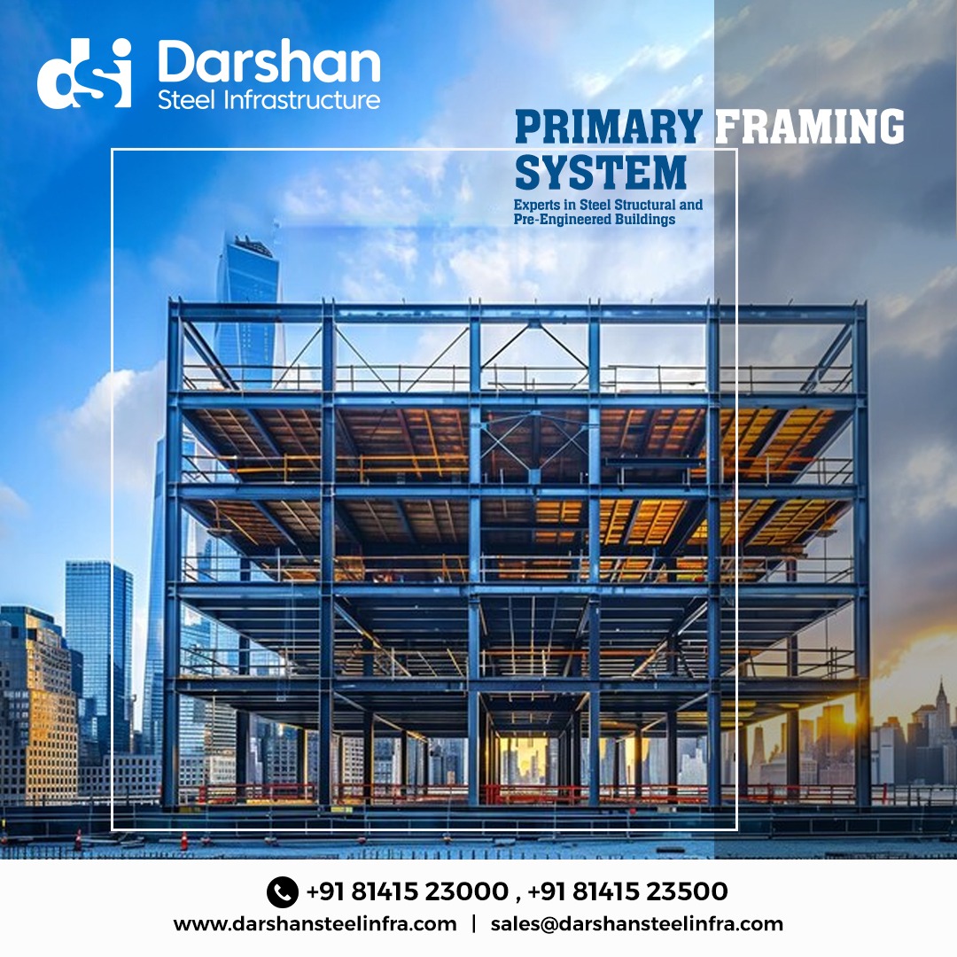 Darshan Steel Infrastructure Facebook ad: Smarter Industrial Sheds by Darshan