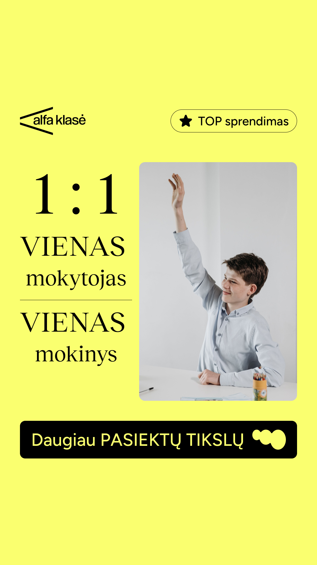 Alfa Klasė Facebook ad