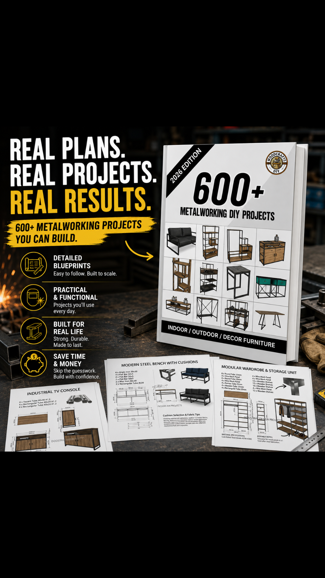WoodCrafts DIY Facebook ad