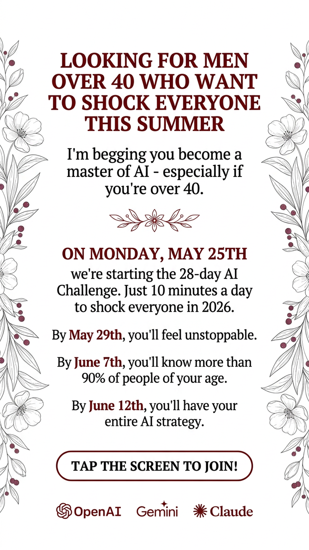 AI Made Simple Facebook ad