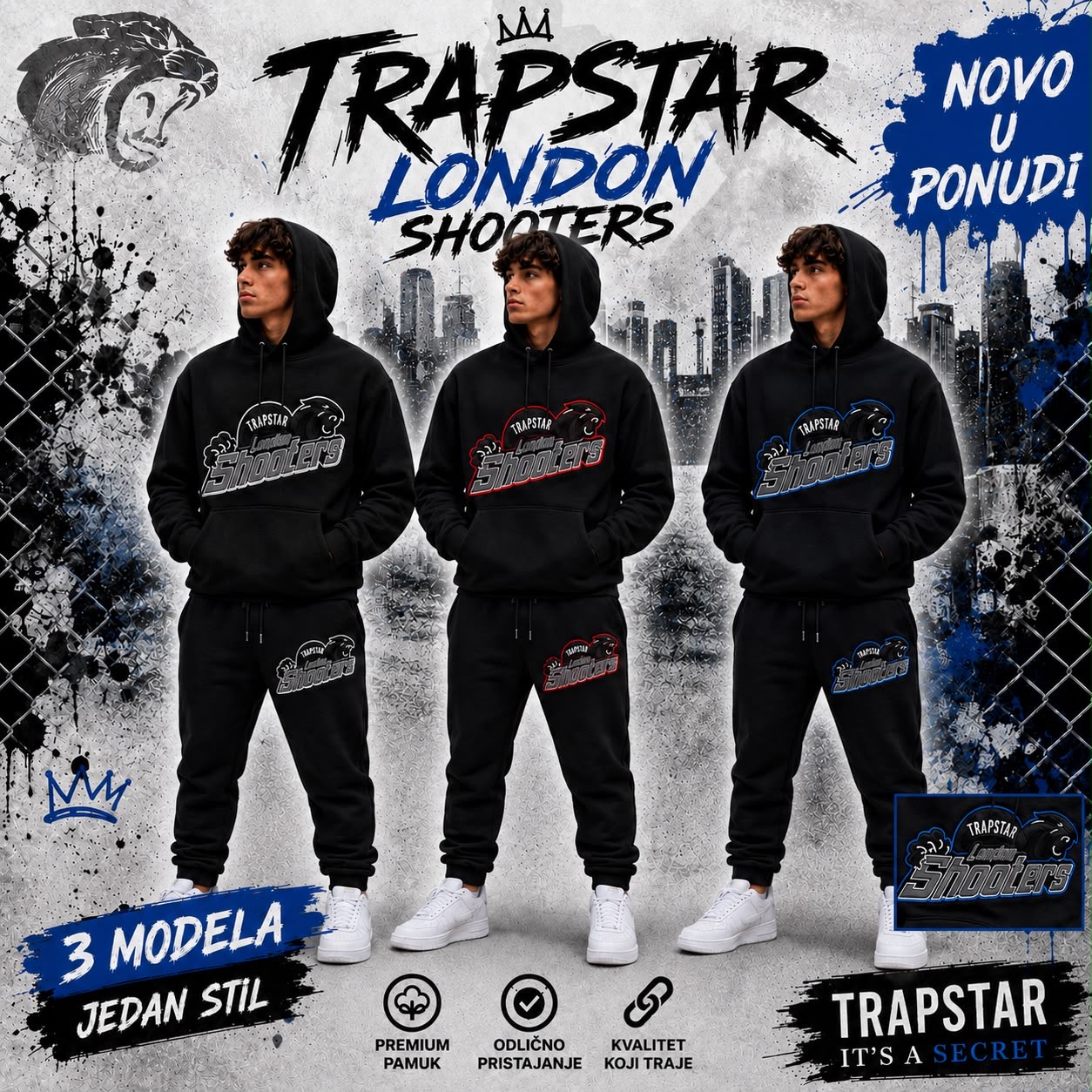 Zemunroomshow Facebook ad: Trapstar London Shooters