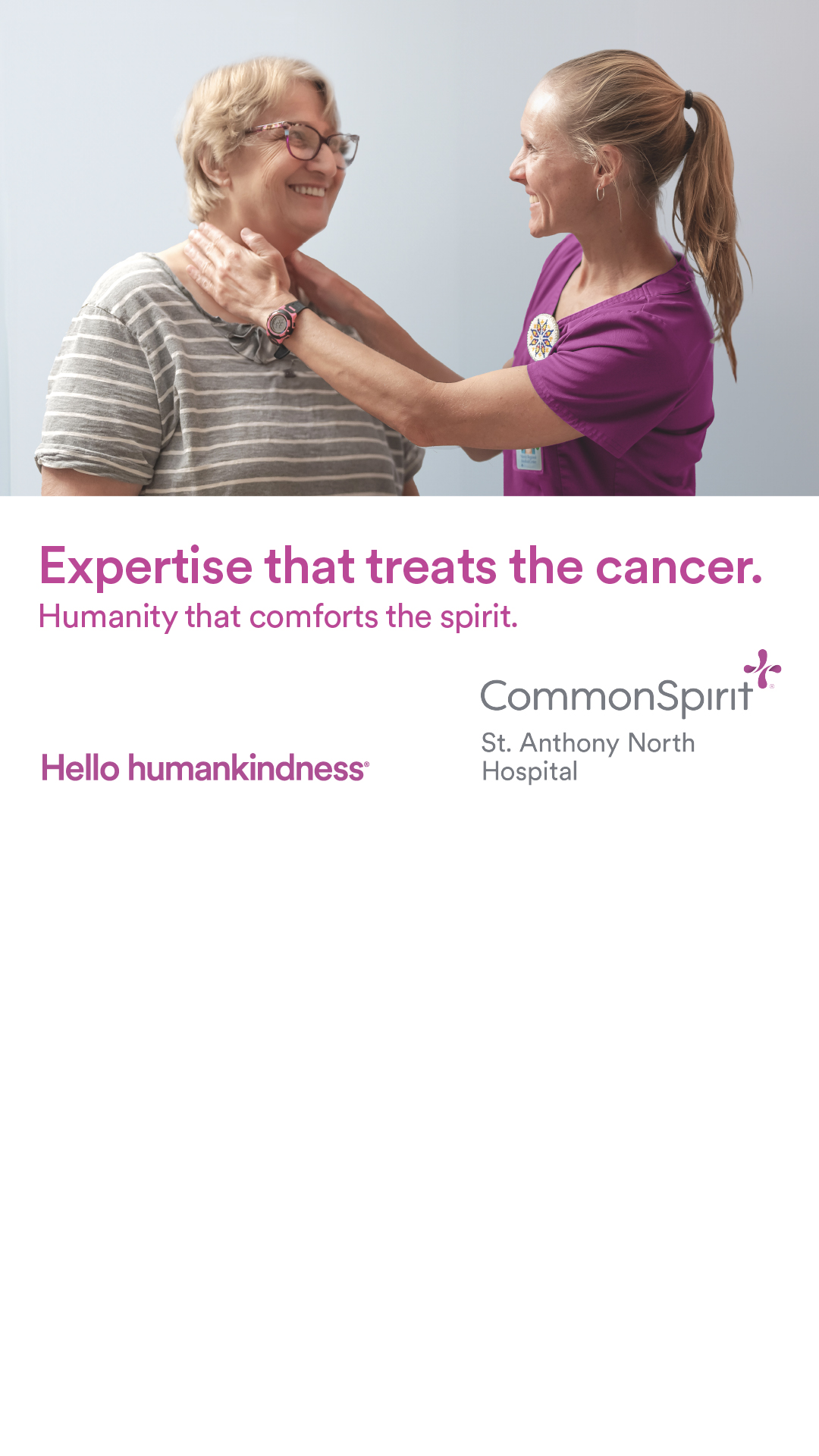 CommonSpirit St. Anthony North Hospital Facebook ad