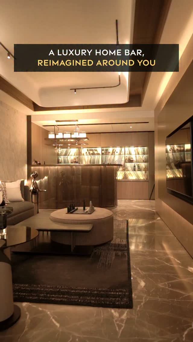 AEK Facebook ad: A luxury home bar, reimagined around you.