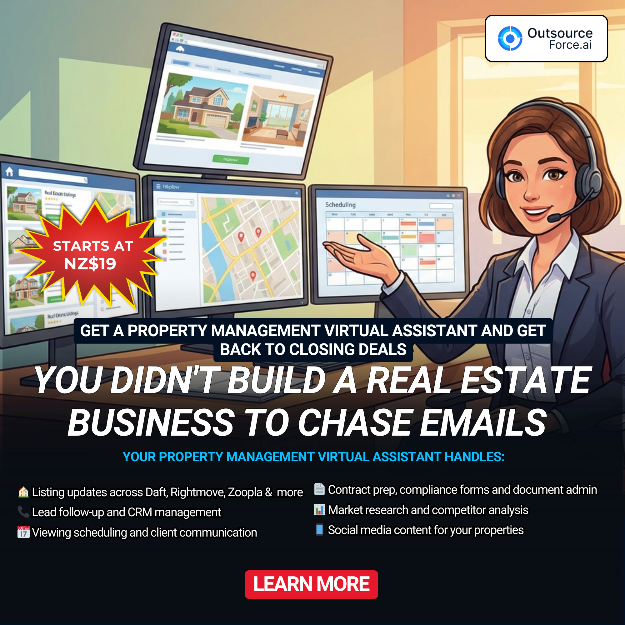 OutsourceForce.ai Facebook ad