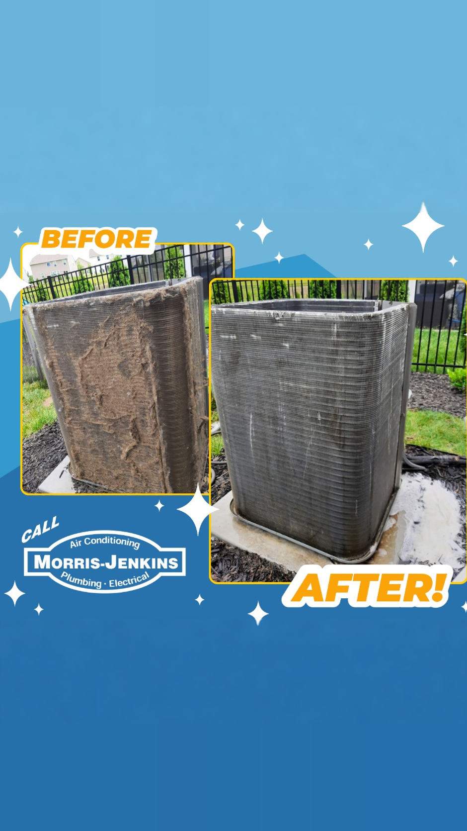 Morris-Jenkins Facebook ad: A/C Check'n'Wash just $89