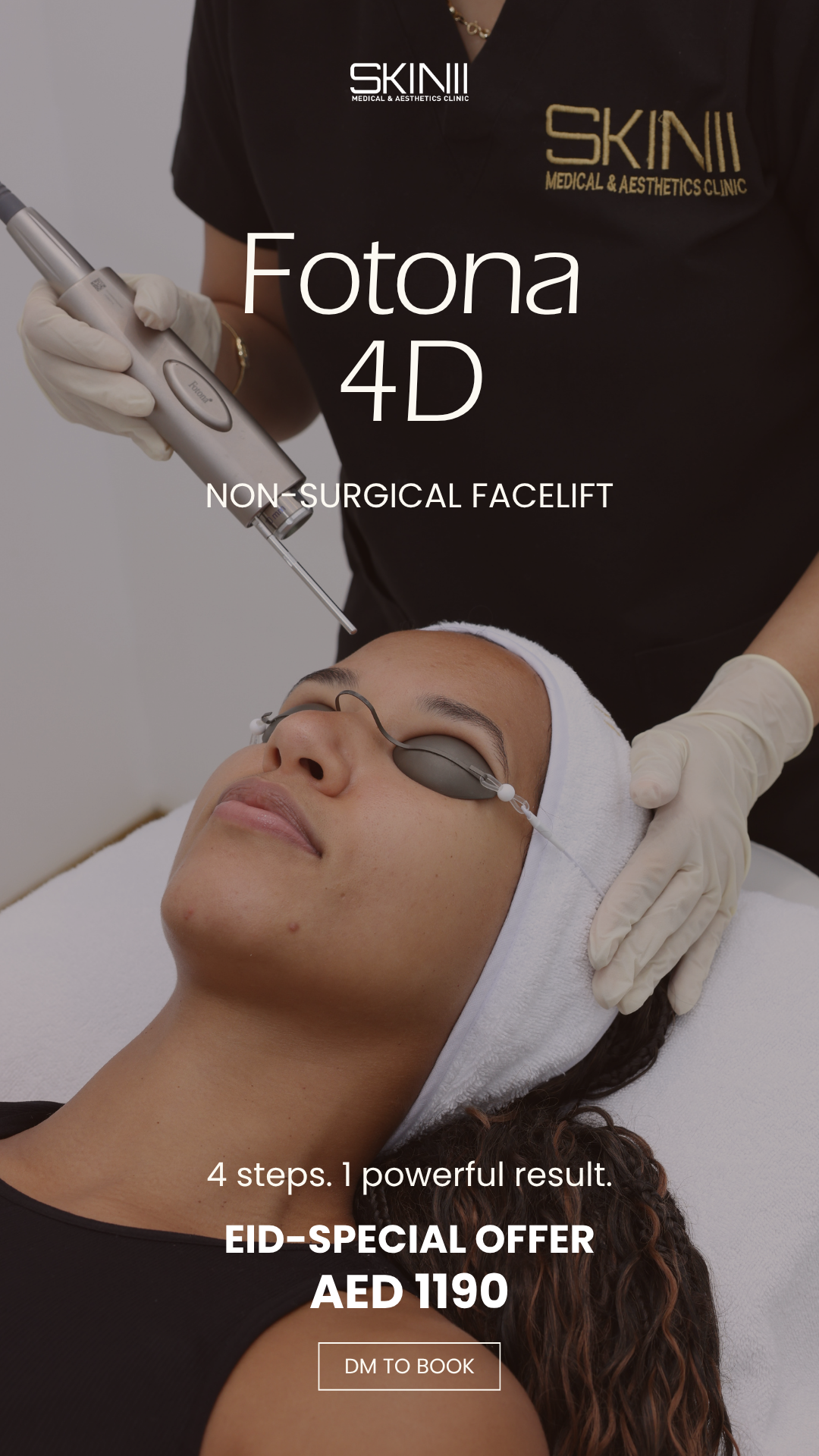 Skin111 Clinics Facebook ad: Lift, tighten, and enhance natural radiance from the…