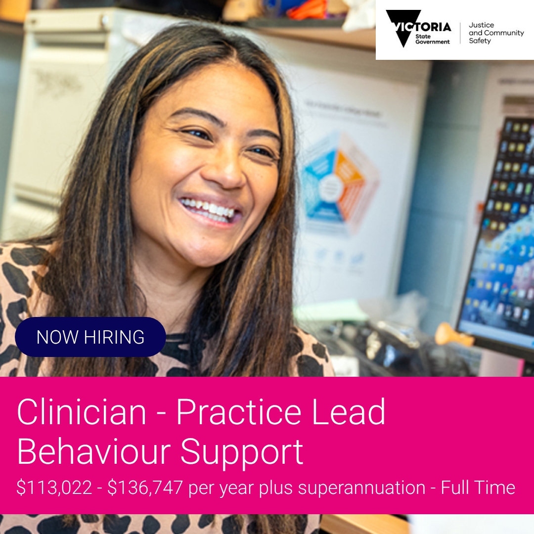 SEEK Facebook ad: Clinician - Practice Lead Behaviour Support