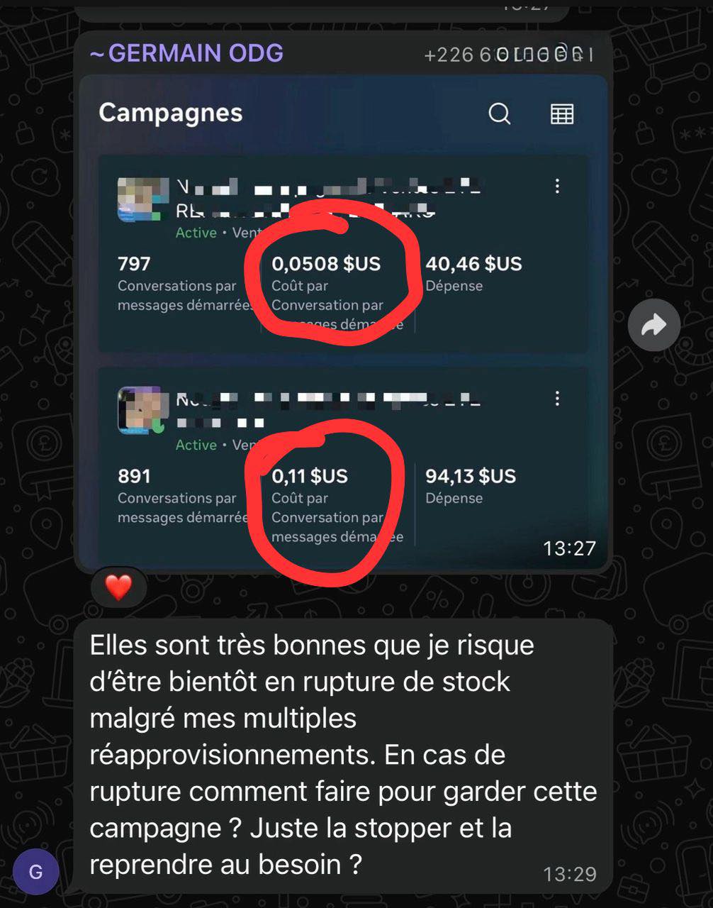 PharelL Zia Facebook ad: Arrete de gaspiller ton argent pub, rejoins nous